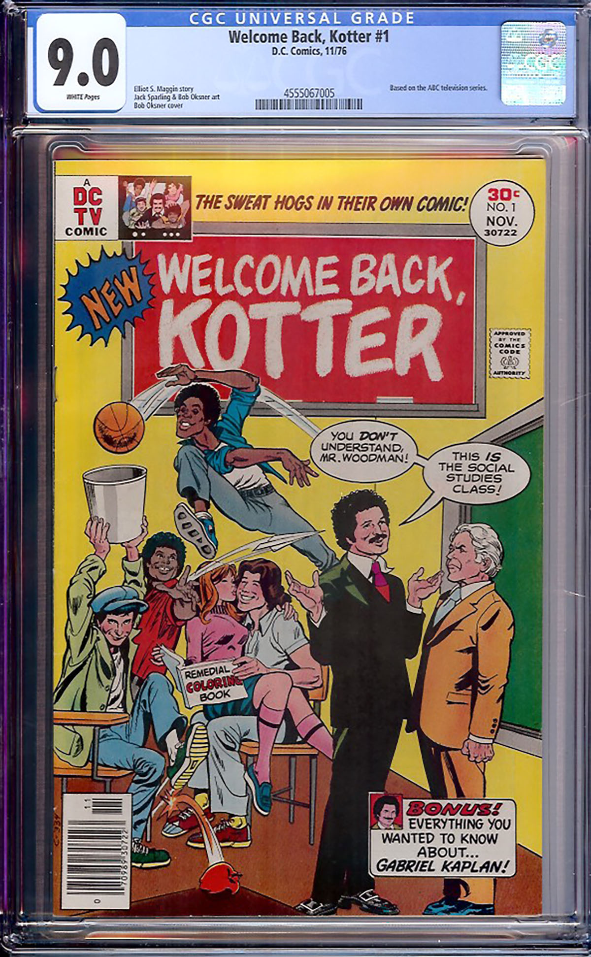 Welcome Back, Kotter  #1 CGC 9.0 w