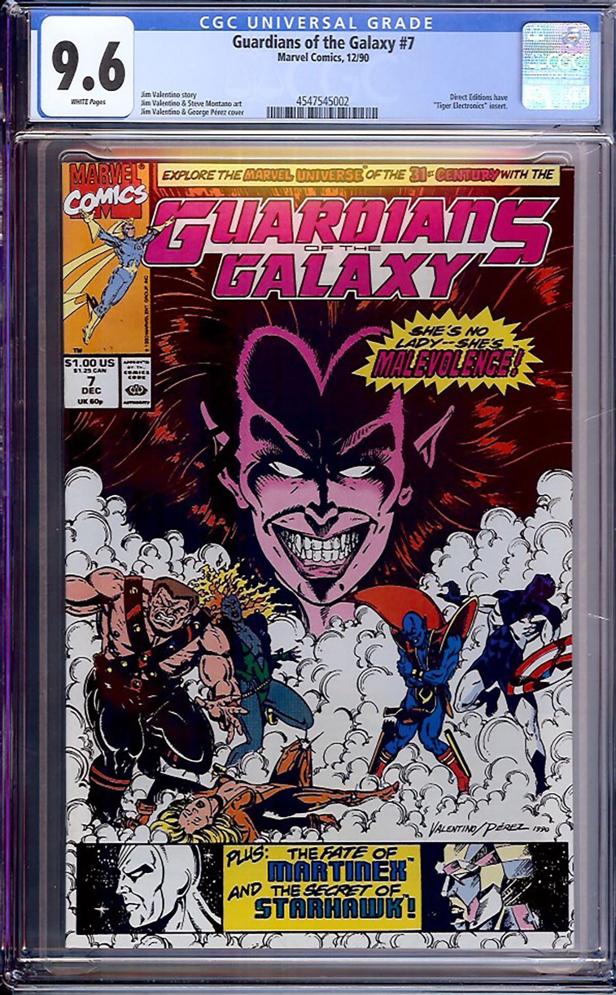 Guardians of the Galaxy #7 CGC 9.6 w