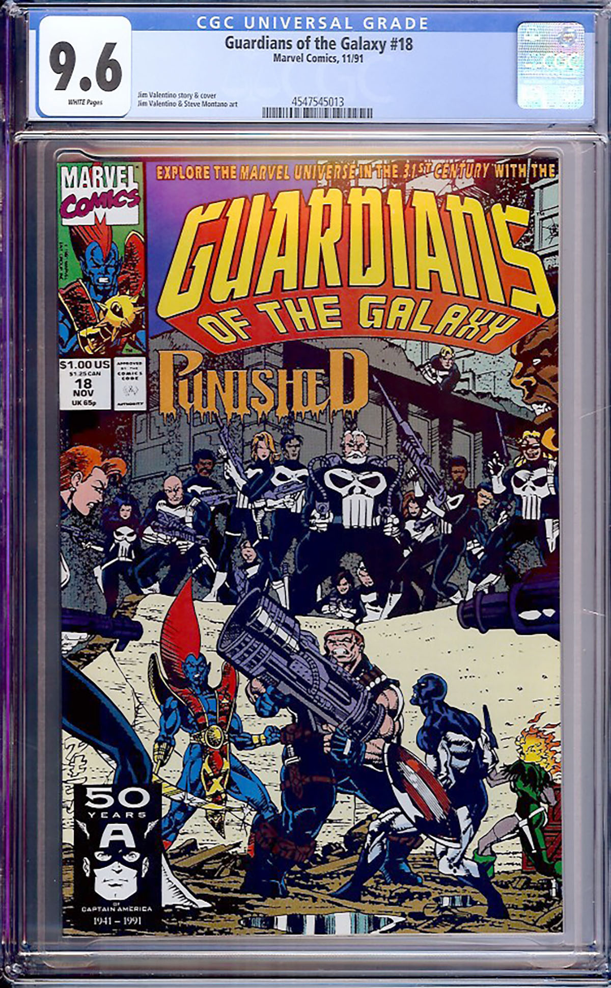 Guardians of the Galaxy #18 CGC 9.6 w