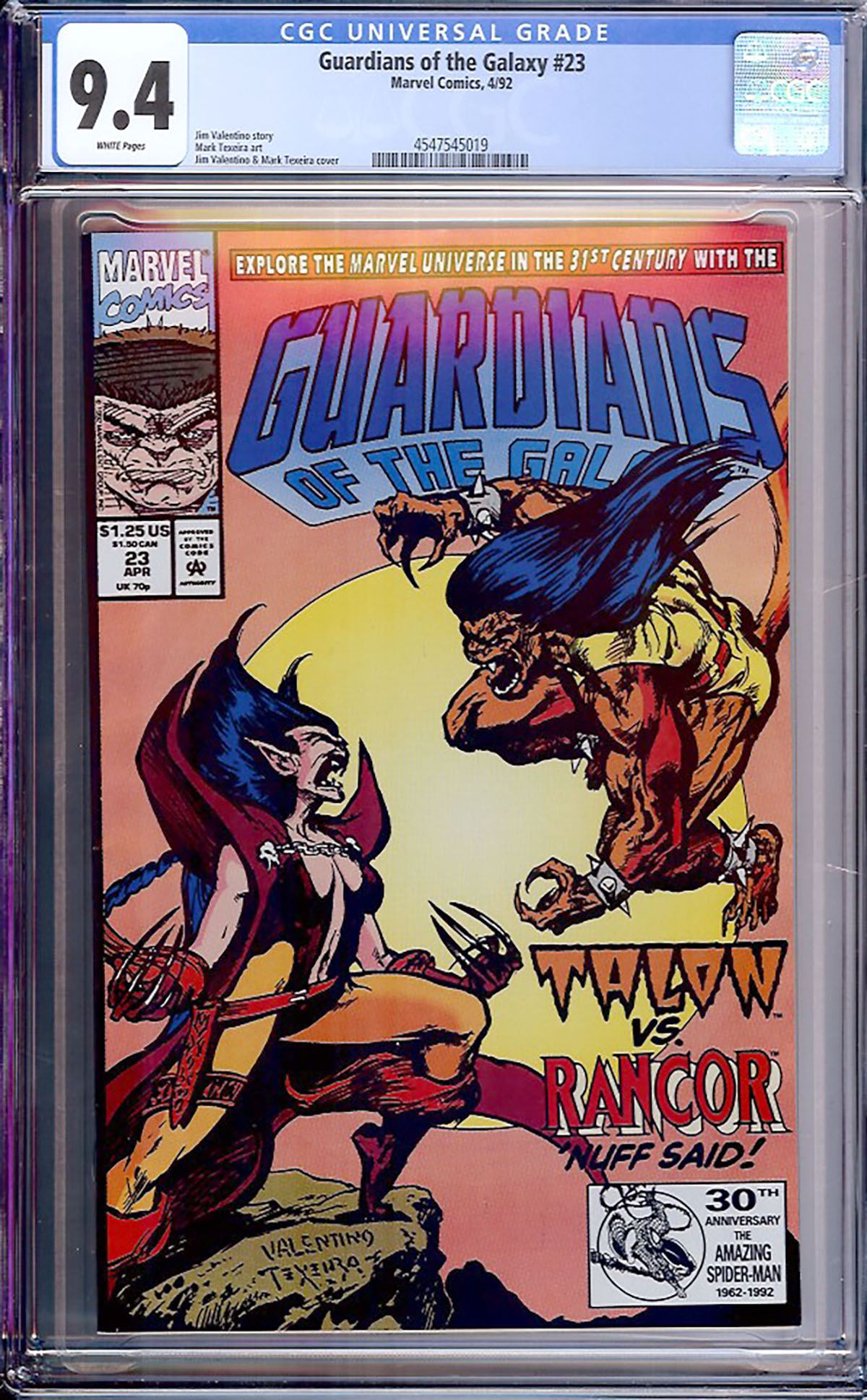 Guardians of the Galaxy #23 CGC 9.4 w
