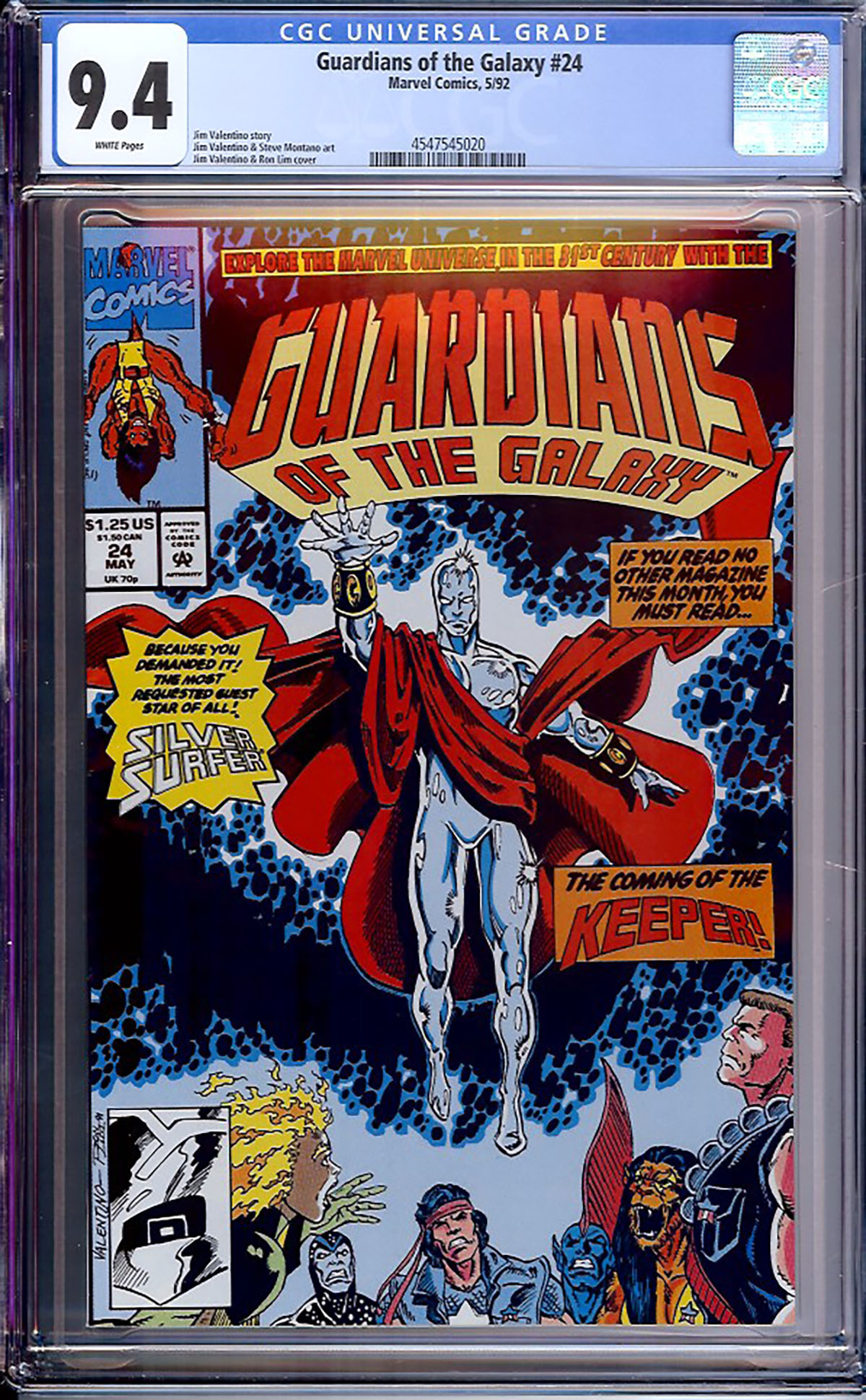 Guardians of the Galaxy #24 CGC 9.4 w