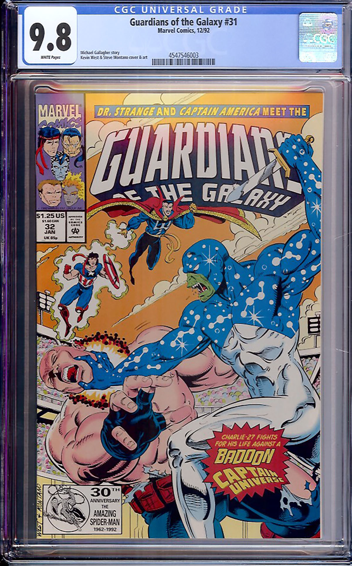 Guardians of the Galaxy #31 CGC 9.8 w