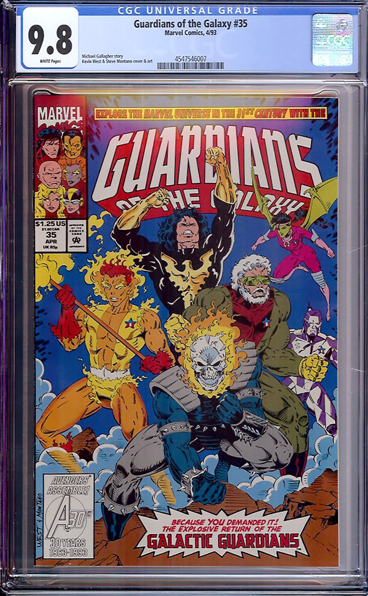 Guardians of the Galaxy #35 CGC 9.8 w