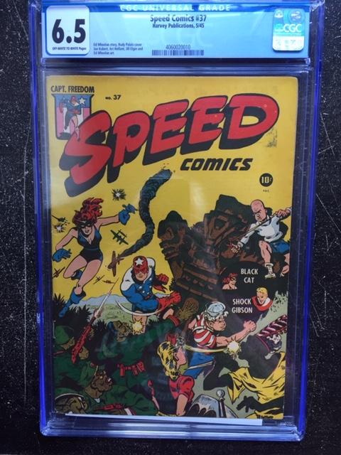 Speed Comics #37 CGC 6.5 ow/w