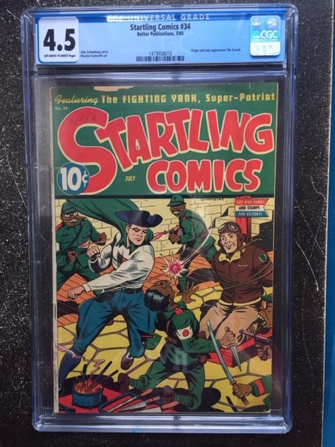 Startling Comics #34 CGC 4.5 ow/w
