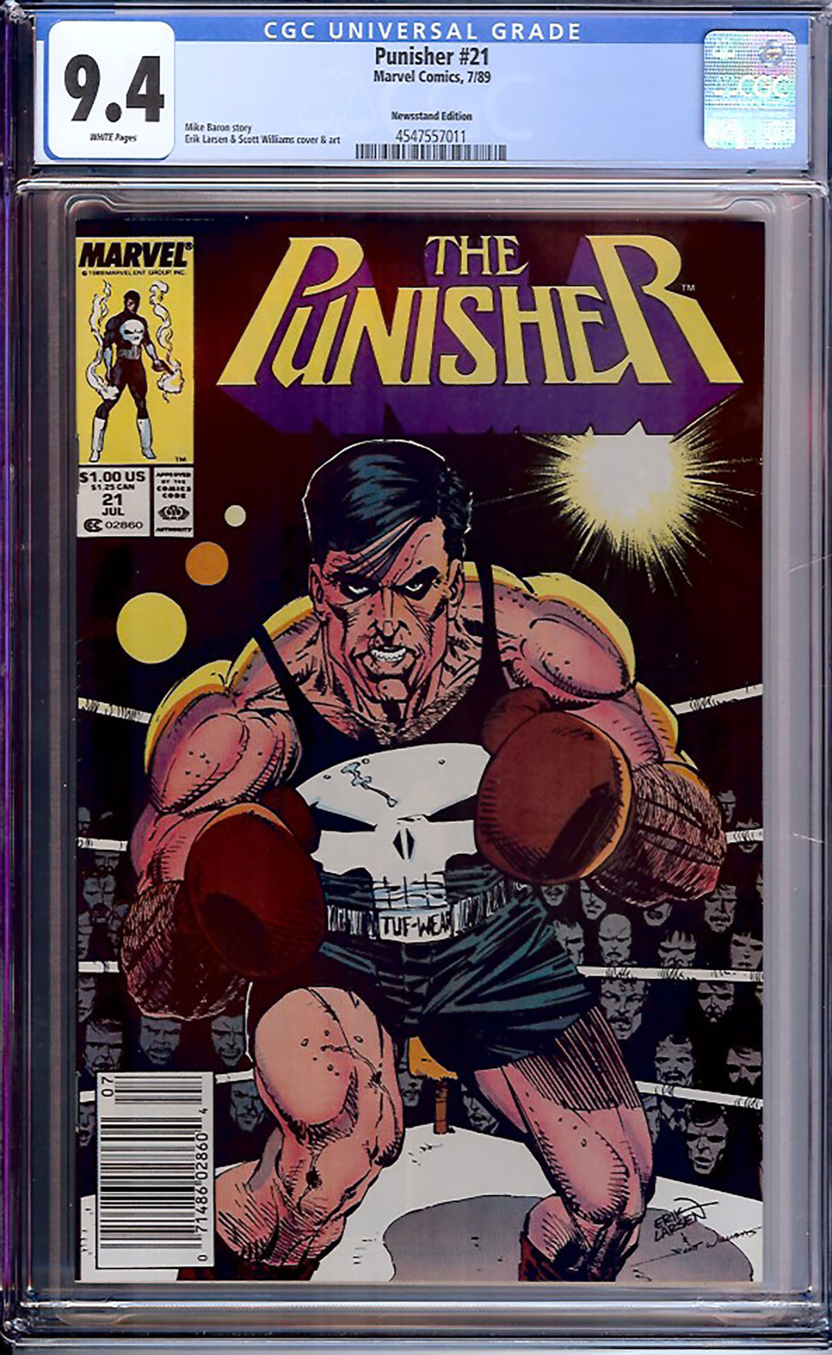 Punisher #21 CGC 9.4 w Newsstand Edition