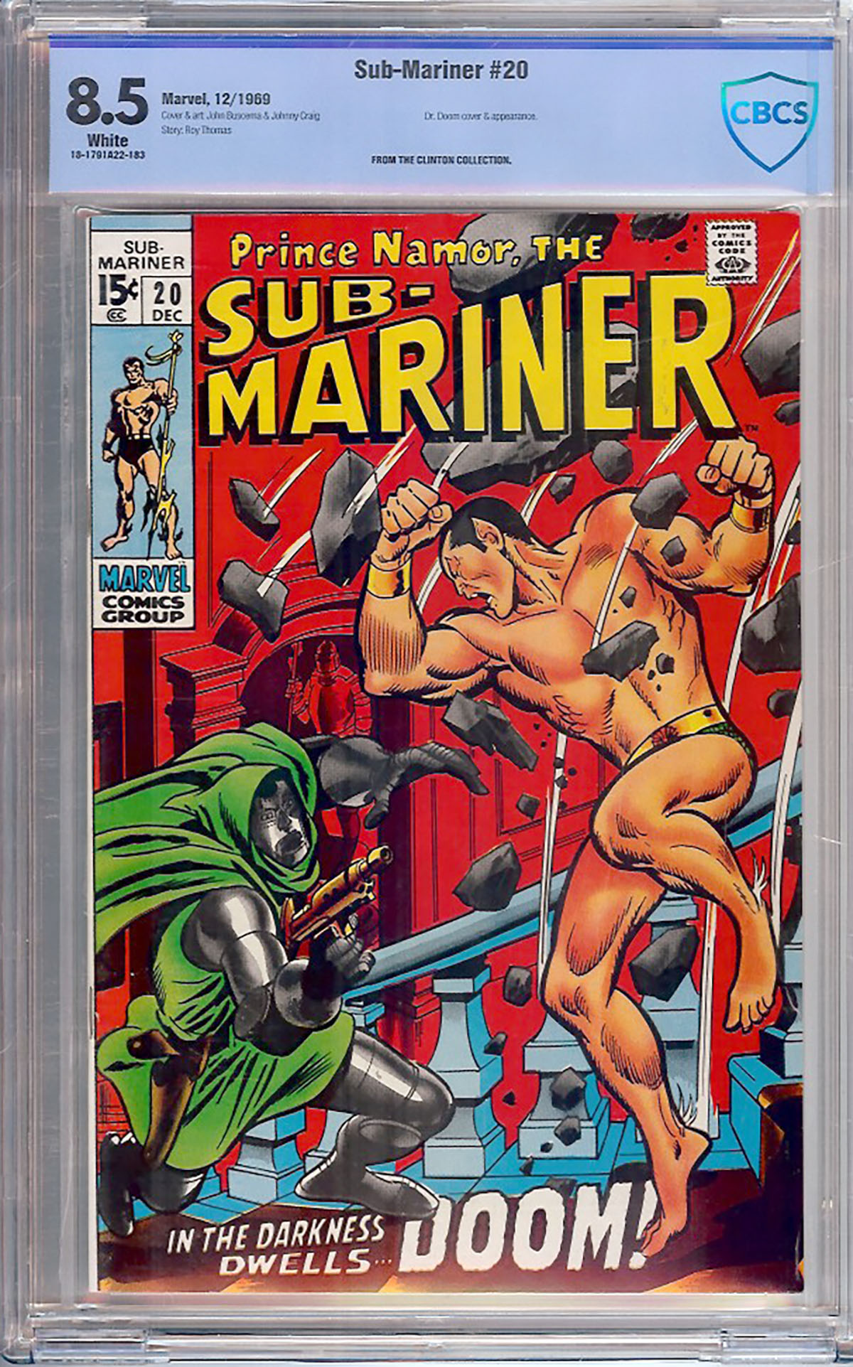 Sub-Mariner #20 CBCS 8.5 w