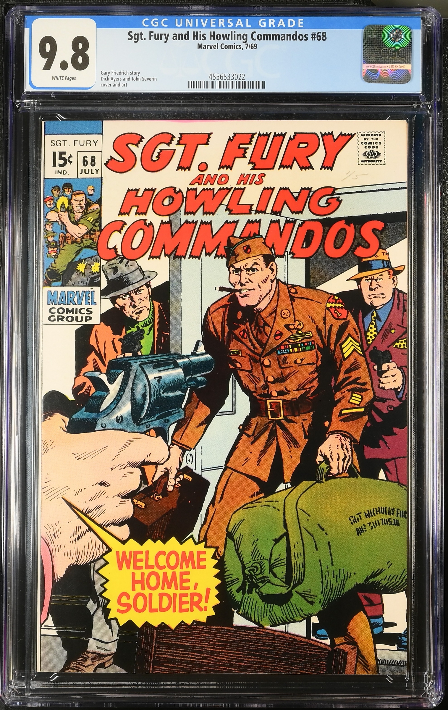 Sgt. Fury and His Howling Commandos #68 CGC 9.8 w
