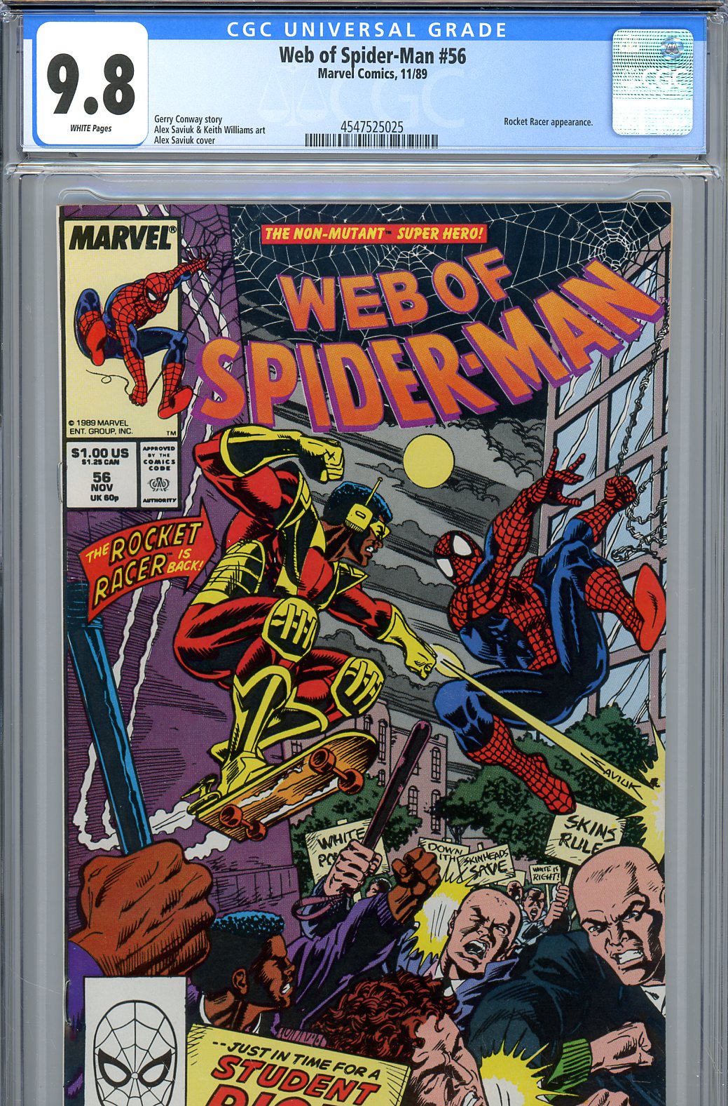 Web of Spider-Man #56 CGC 9.8 w