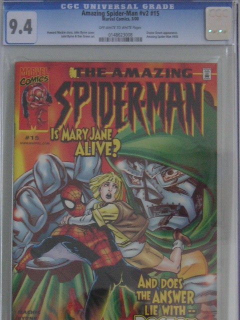 Amazing Spider-Man Vol 2 #15 CGC 9.4 ow/w