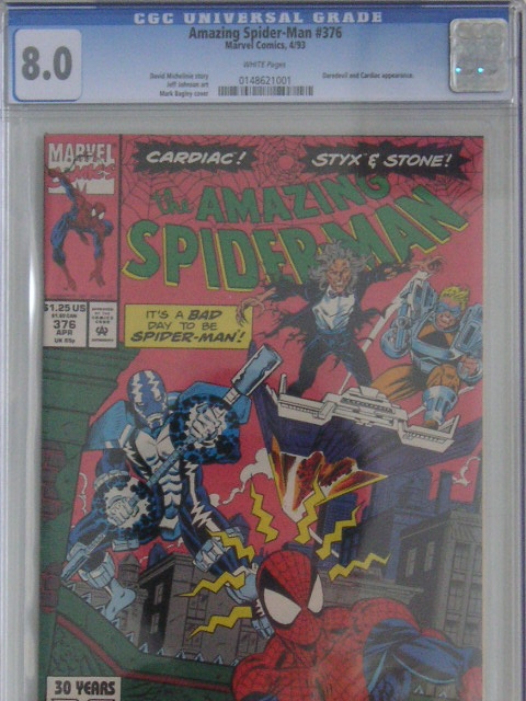 Amazing Spider-Man #376 CGC 8.0 w