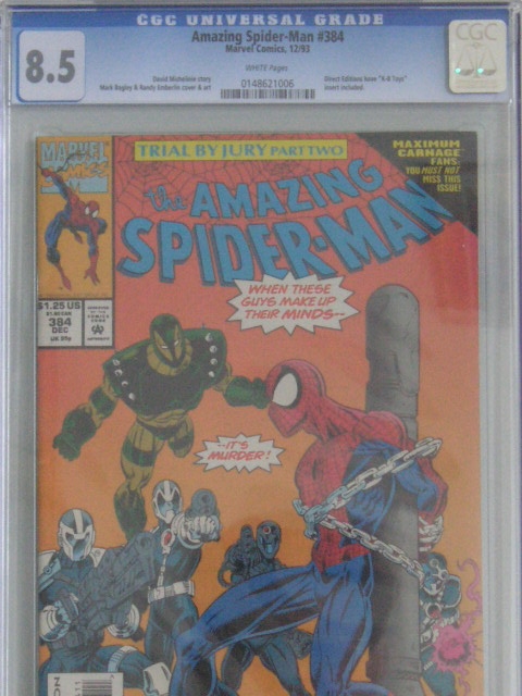 Amazing Spider-Man #384 CGC 8.5 w