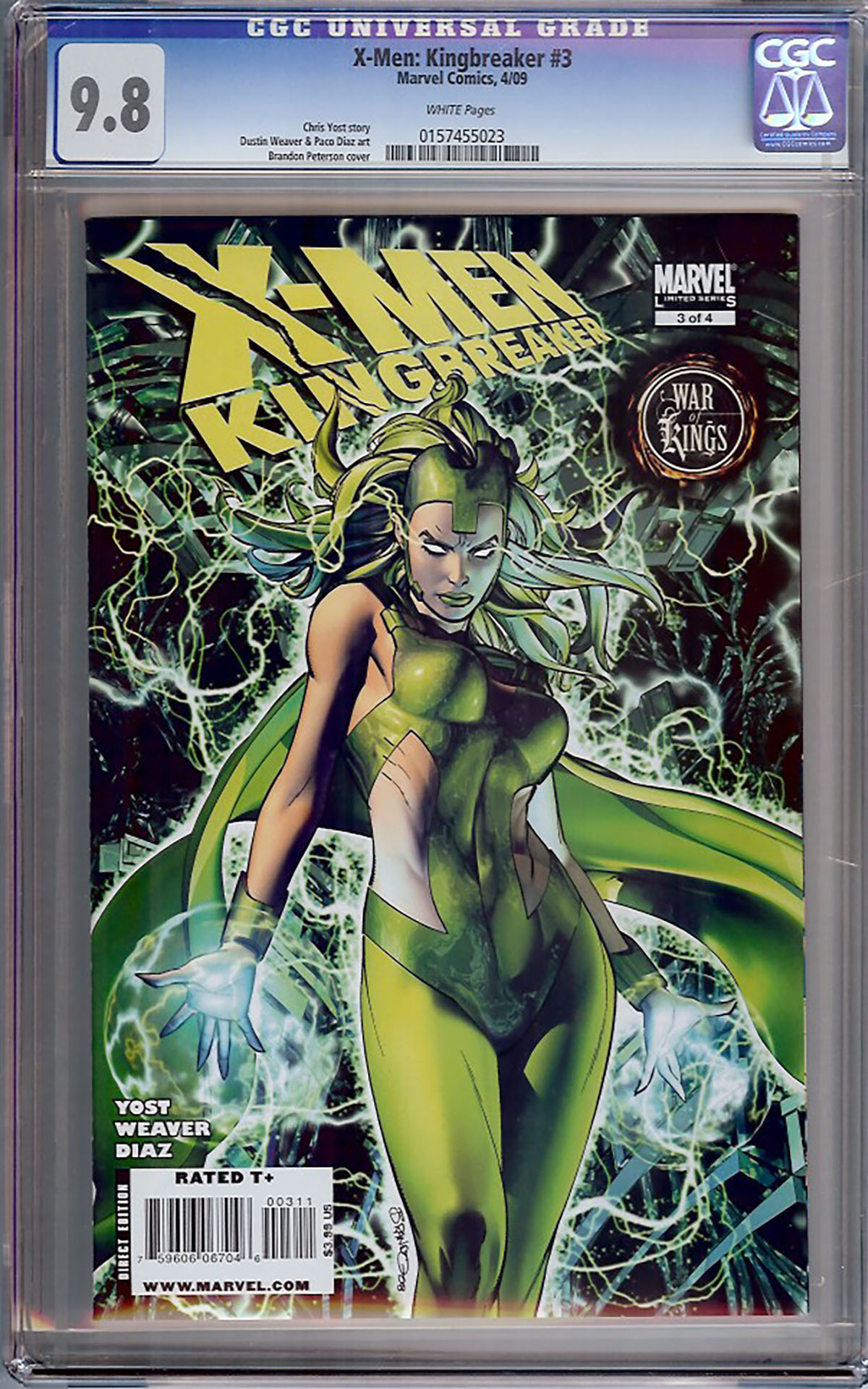 X-Men: Kingbreaker #3 CGC 9.8 w