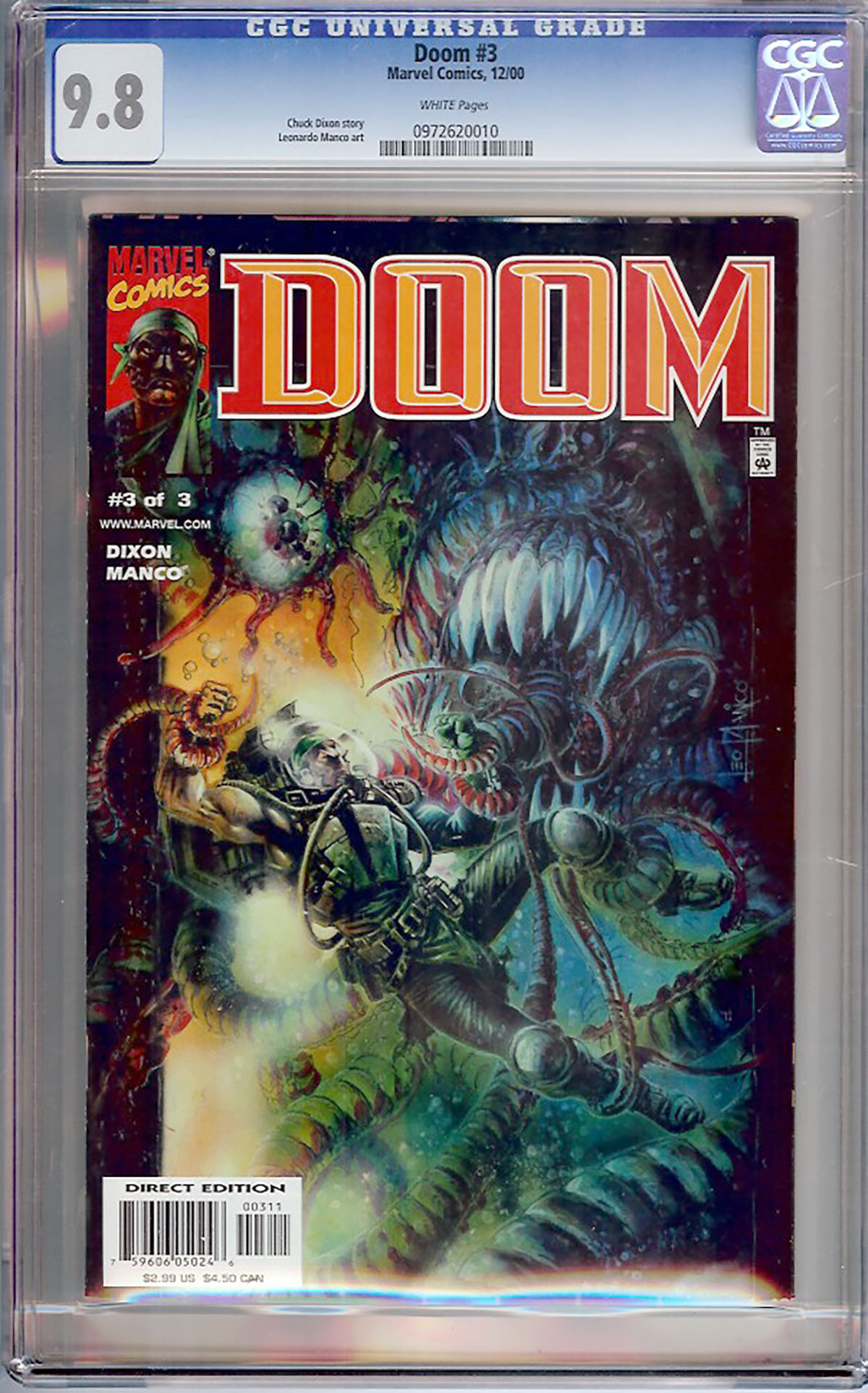 Doom #3 CGC 9.8 w