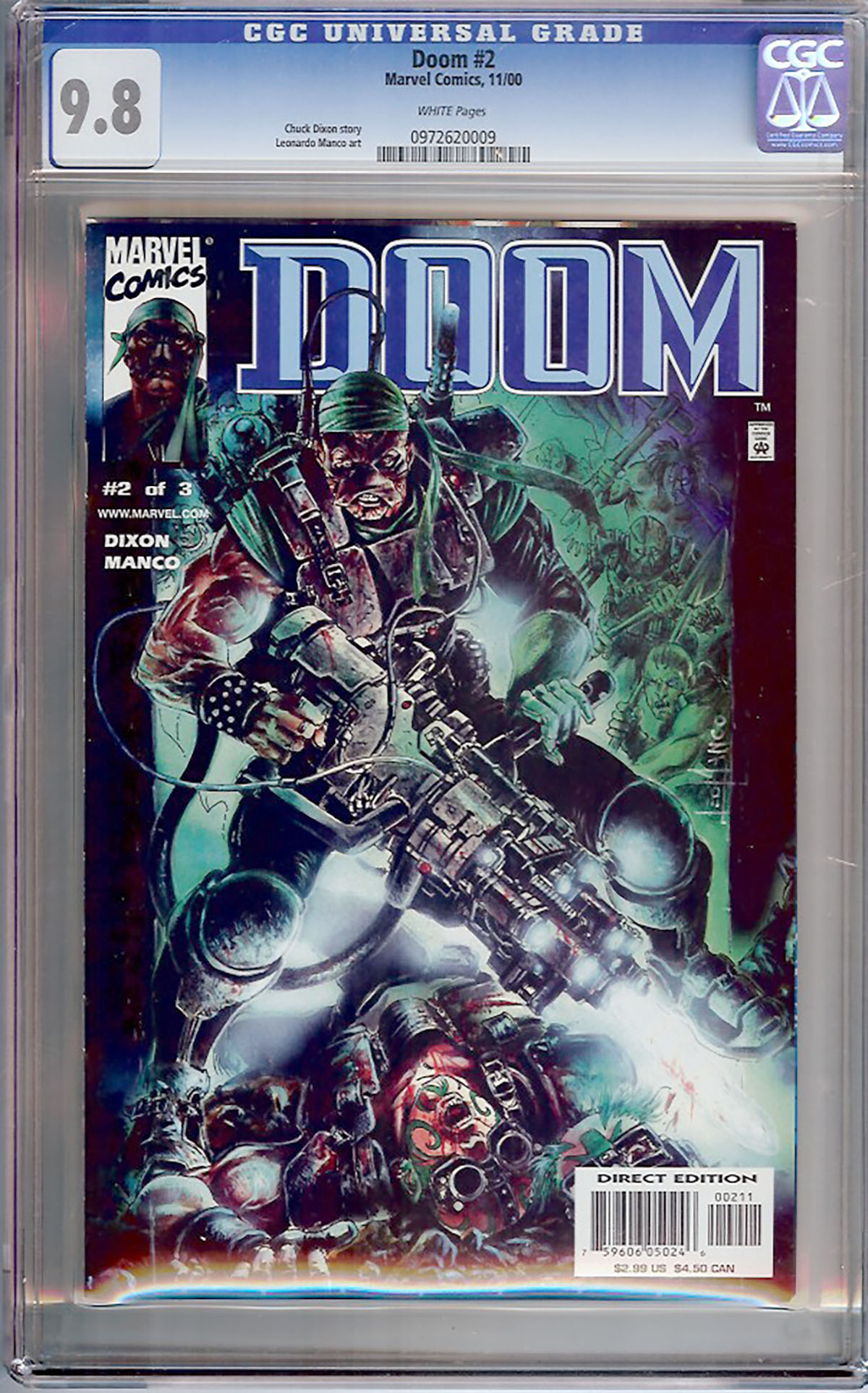 Doom #2 CGC 9.8 w