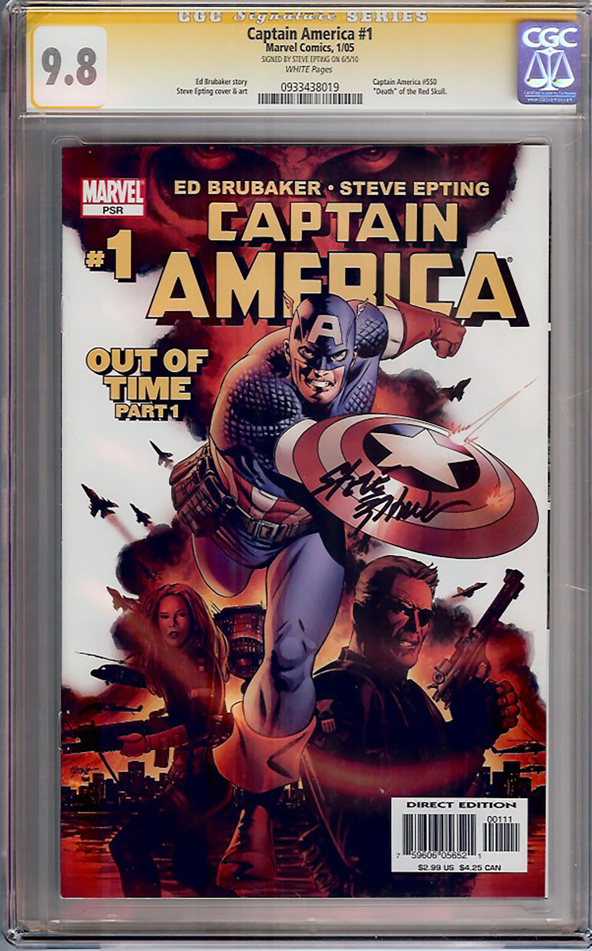 Captain America #1 CGC 9.8 w CGC Signature SERIES