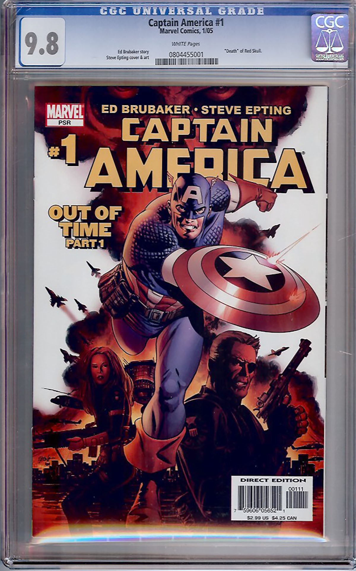 Captain America #1 CGC 9.8 w