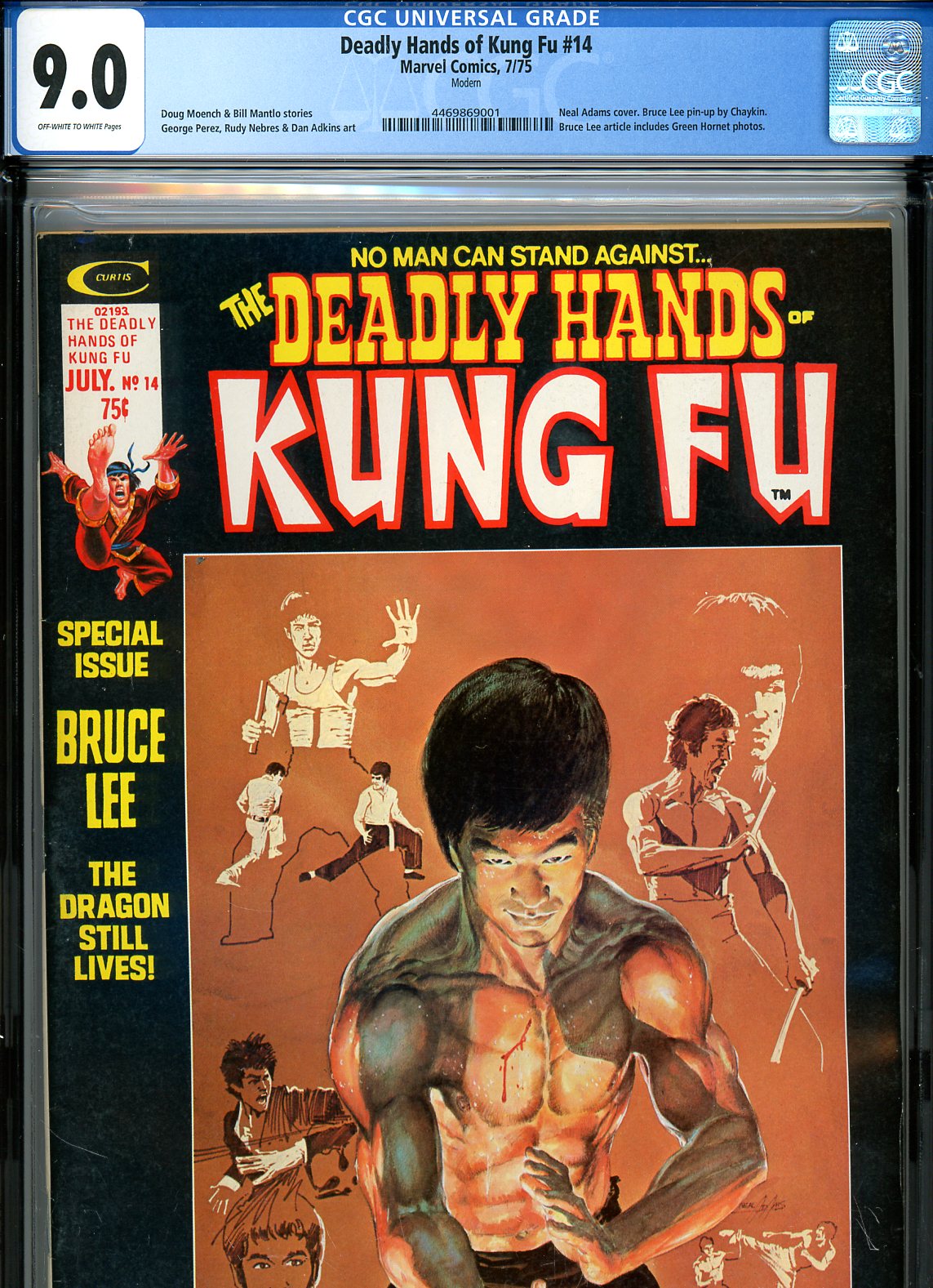 Deadly Hands of Kung Fu #14 CGC 9.0 ow/w