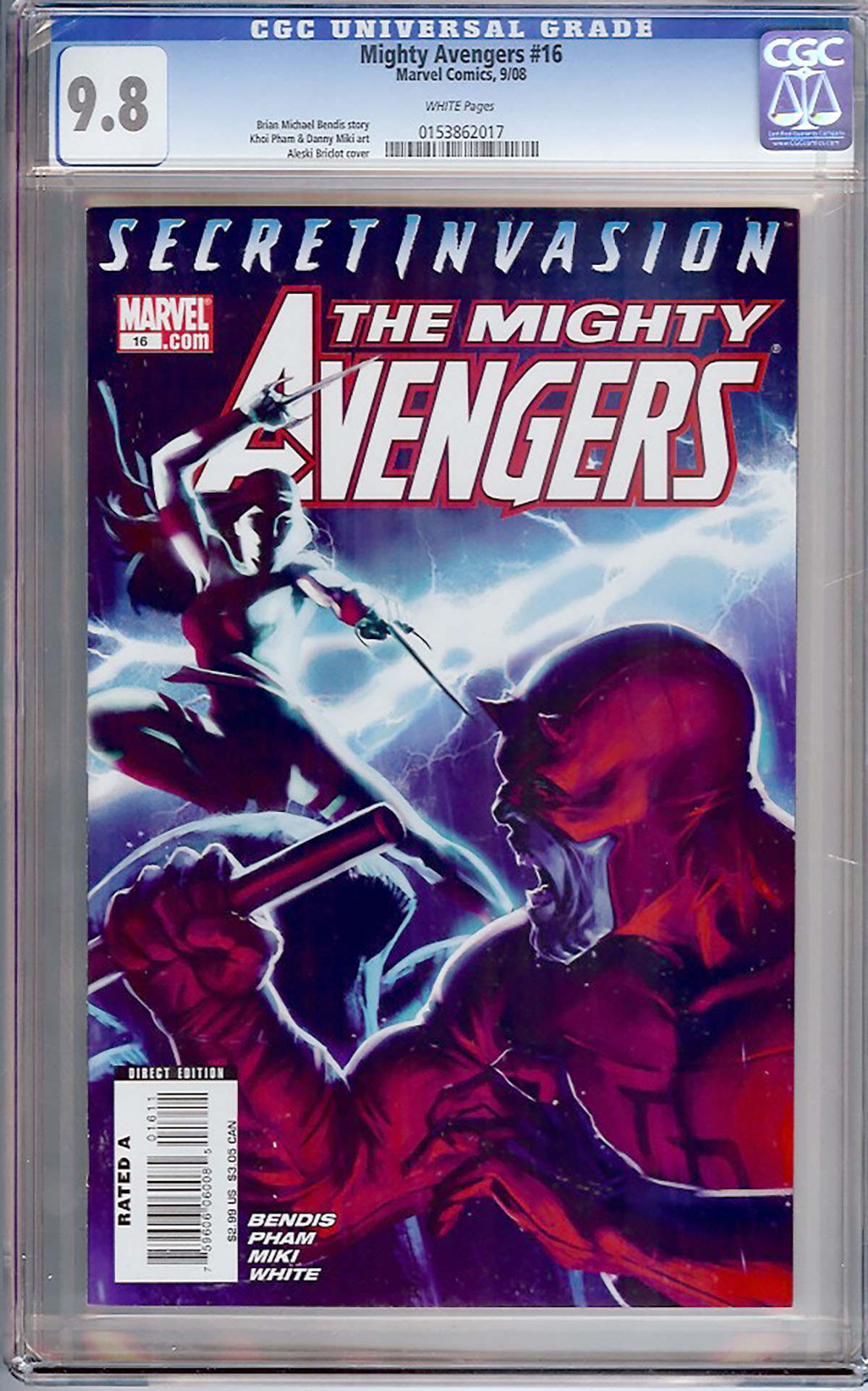 Mighty Avengers #16 CGC 9.8 w