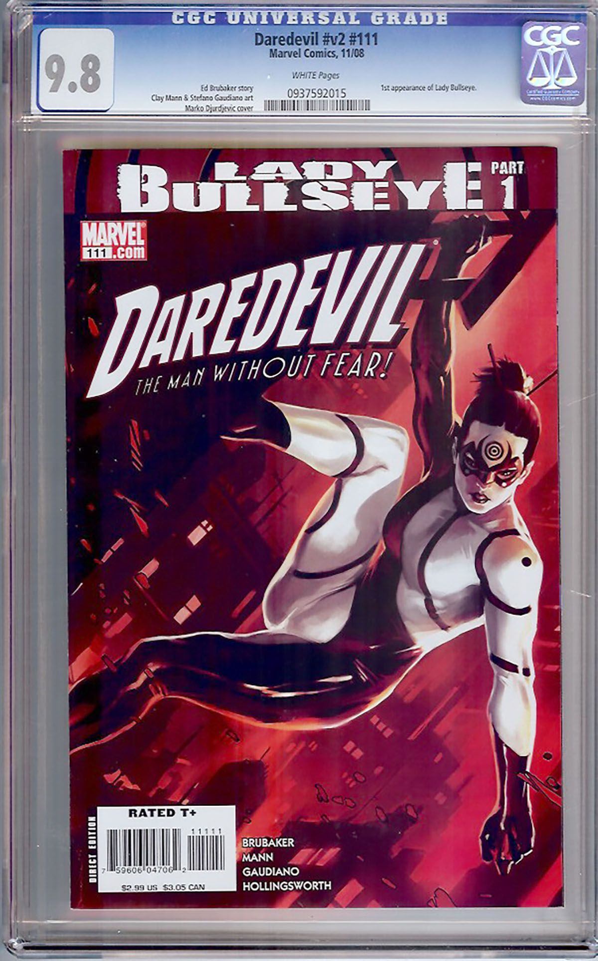 Daredevil Vol 2 #111 CGC 9.8 w