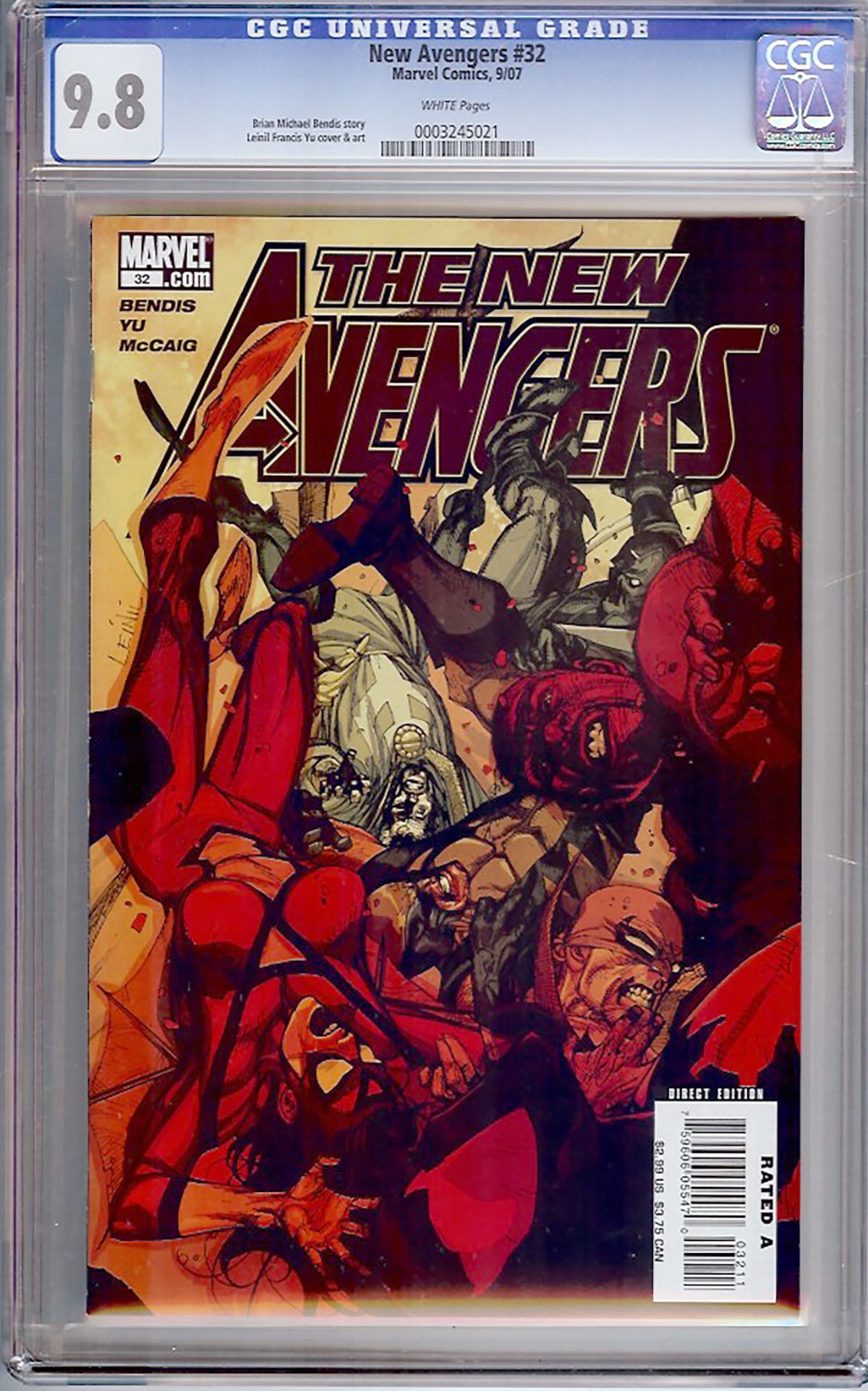 New Avengers #32 CGC 9.8 w