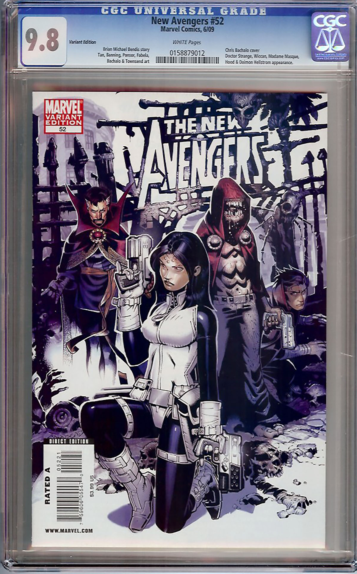 New Avengers #52 CGC 9.8 w Variant Edition