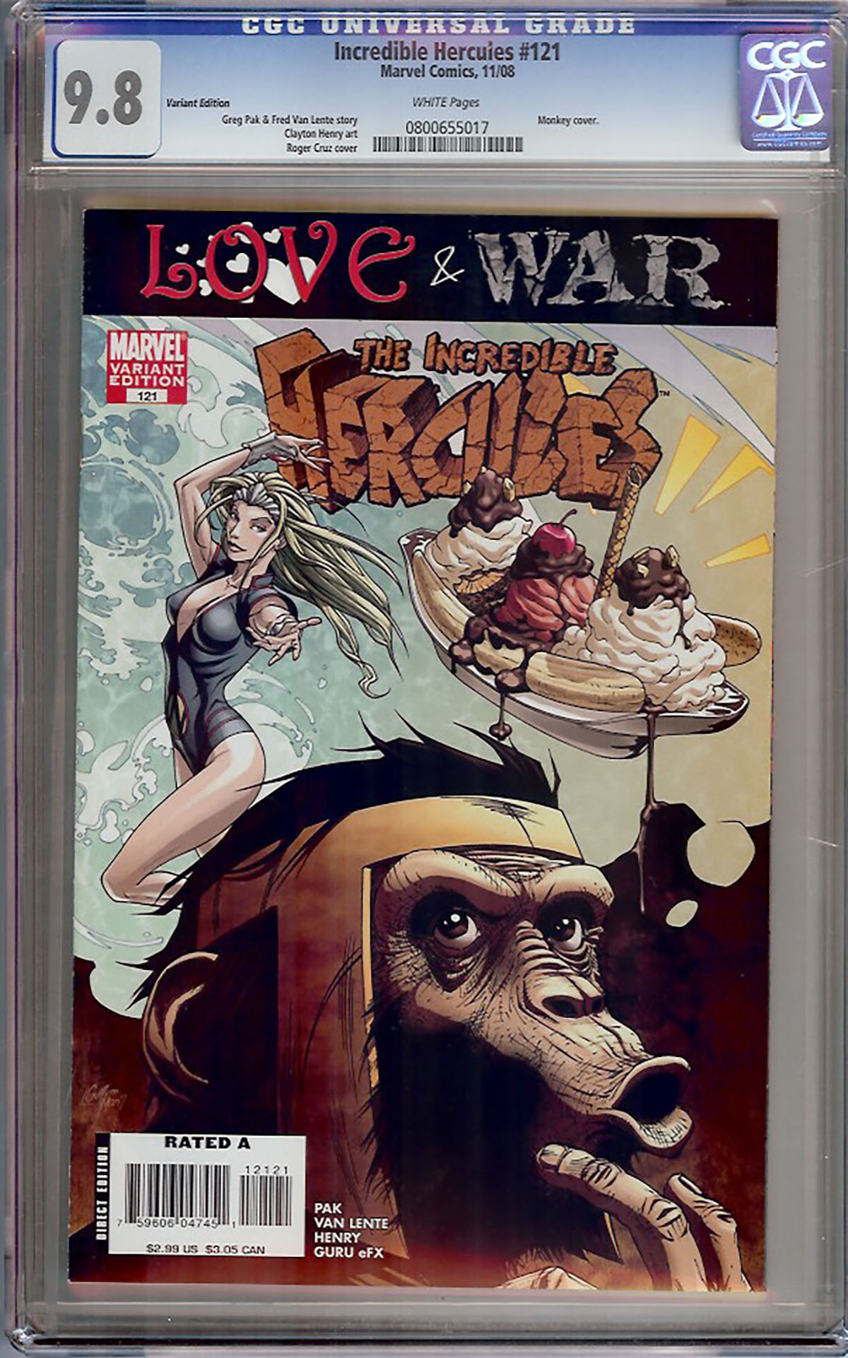 Incredible Hercules #121 CGC 9.8 w