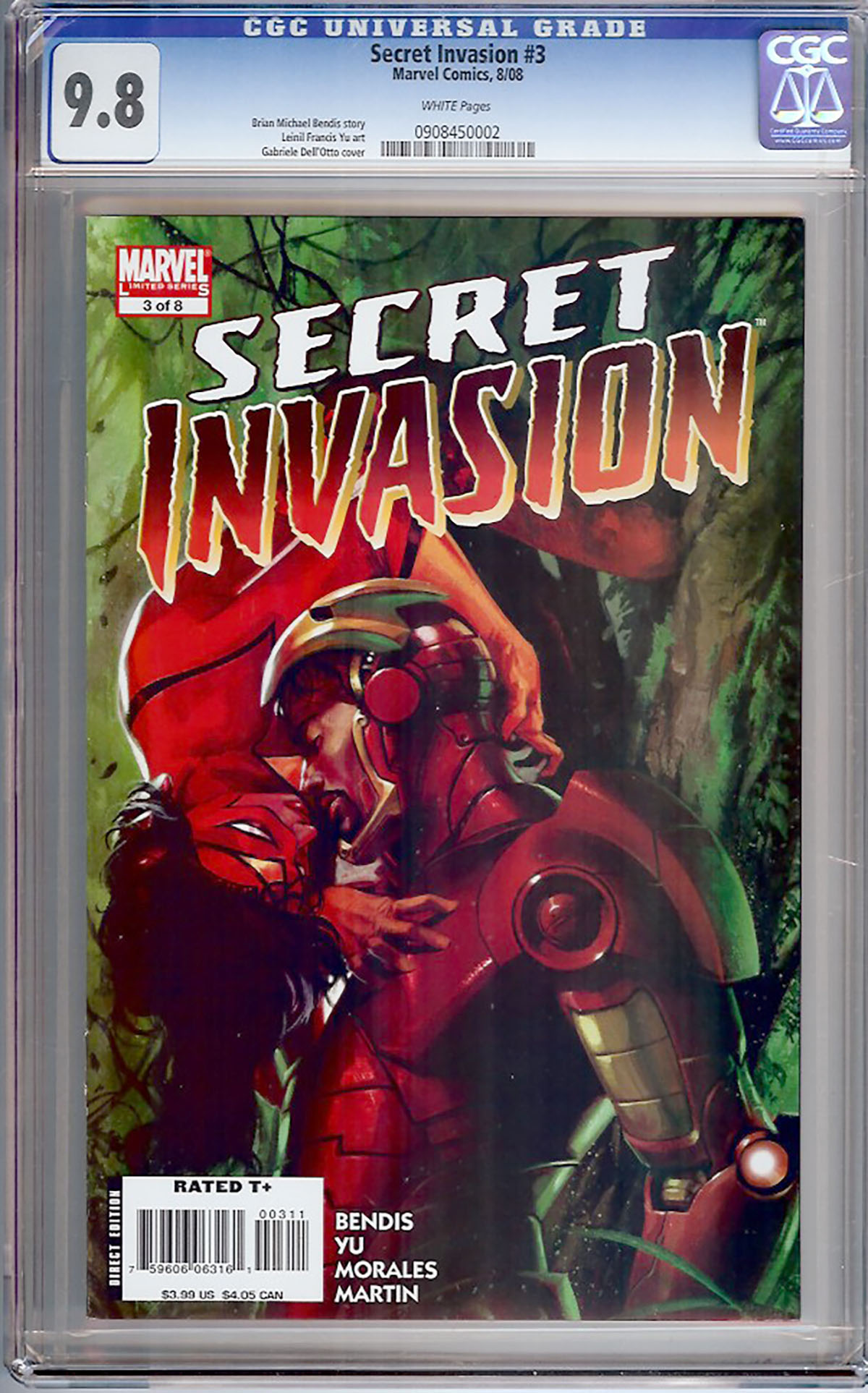 Secret Invasion #3 CGC 9.8 w