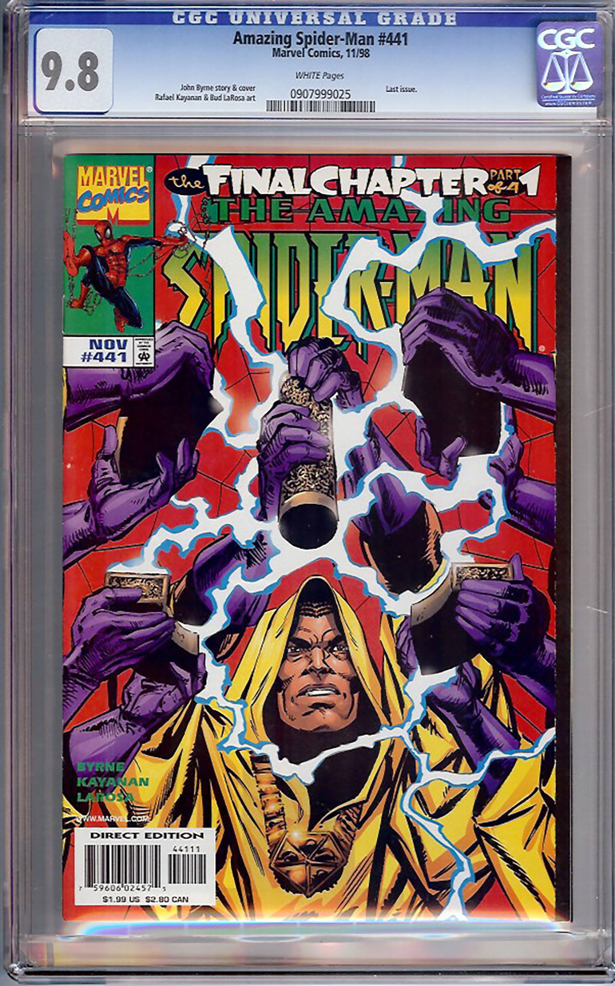 Amazing Spider-Man #441 CGC 9.8 w