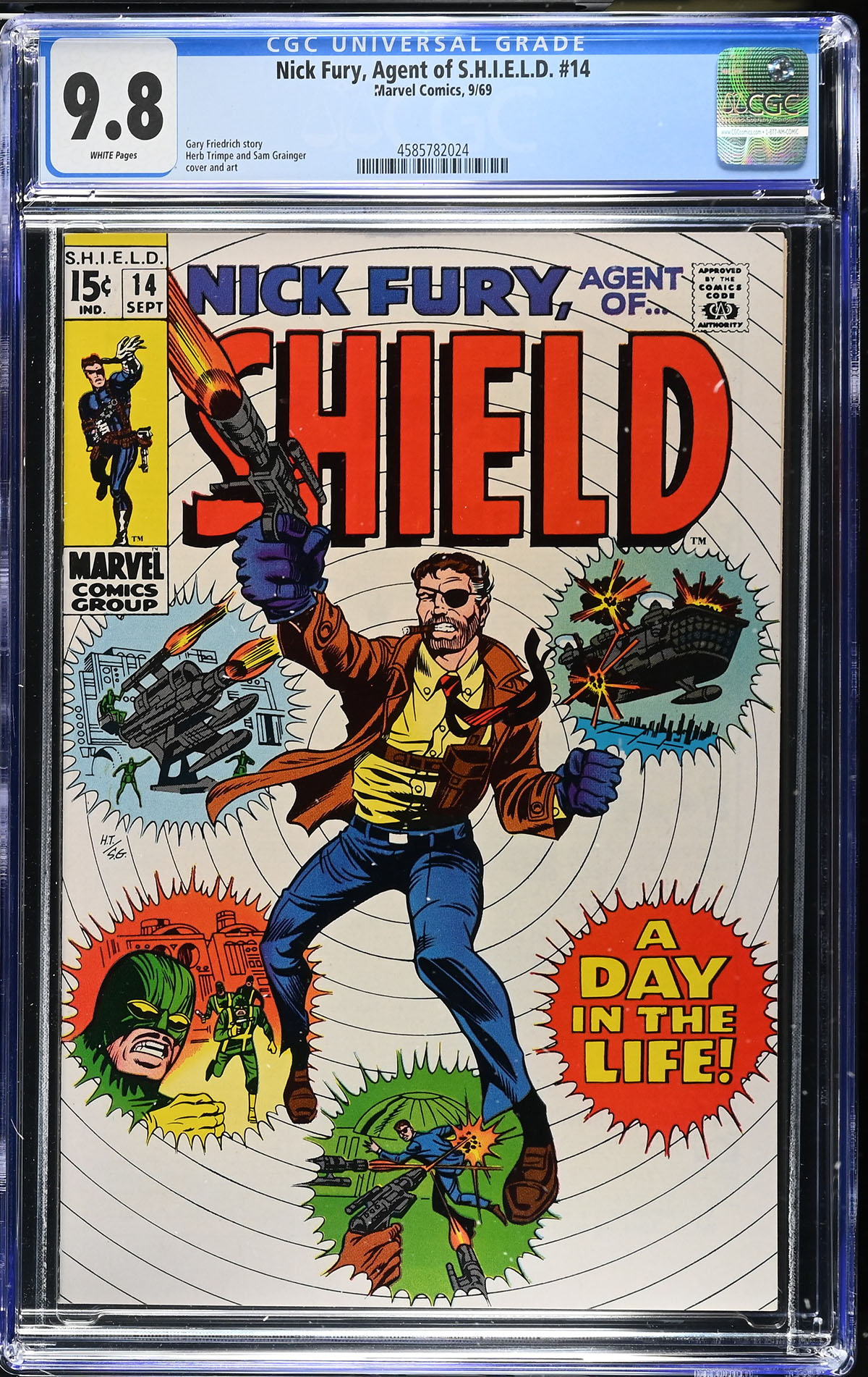 Nick Fury, Agent of SHIELD #14 CGC 9.8 w