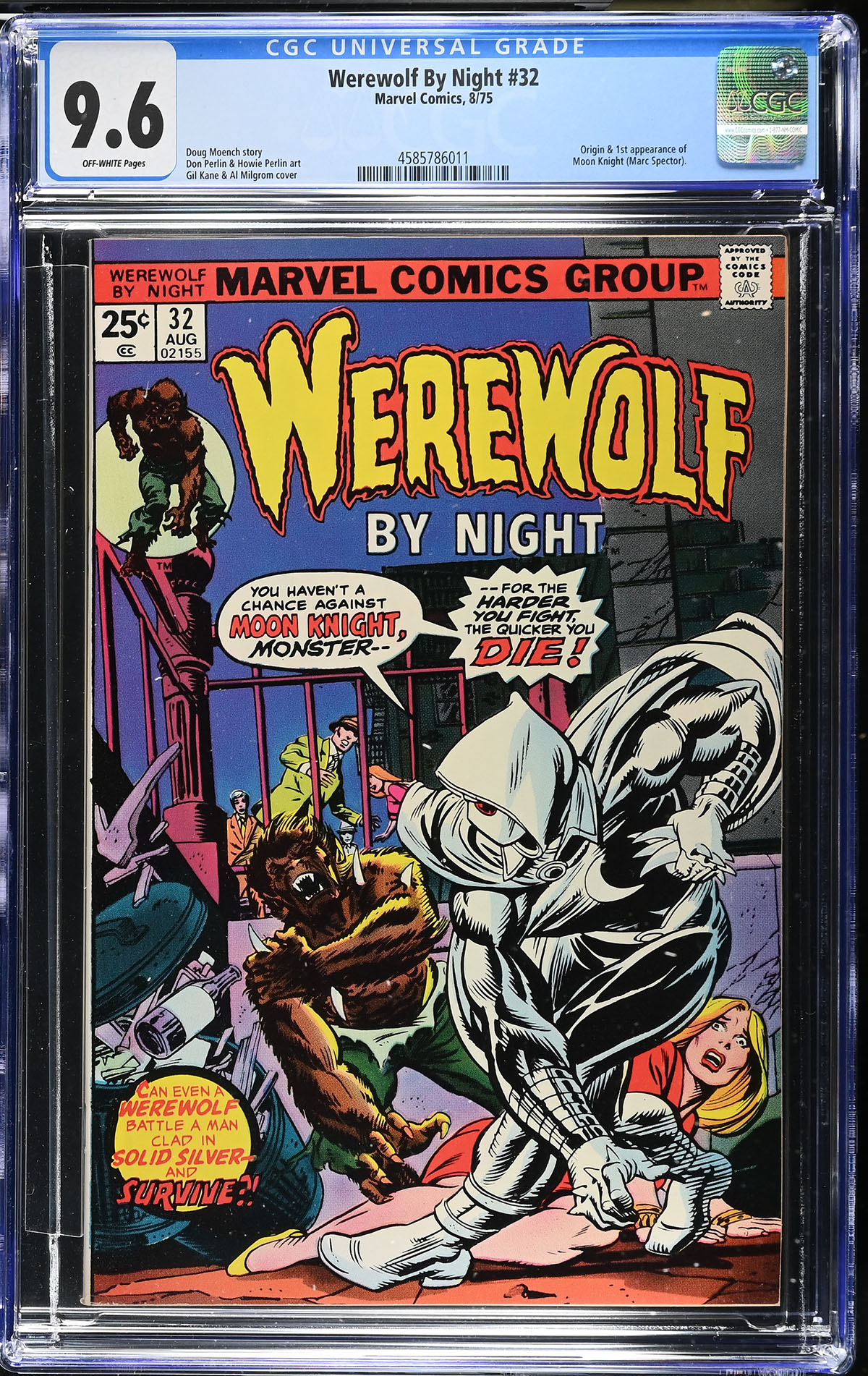 Werewolf By Night #32 CGC 9.6 ow/w