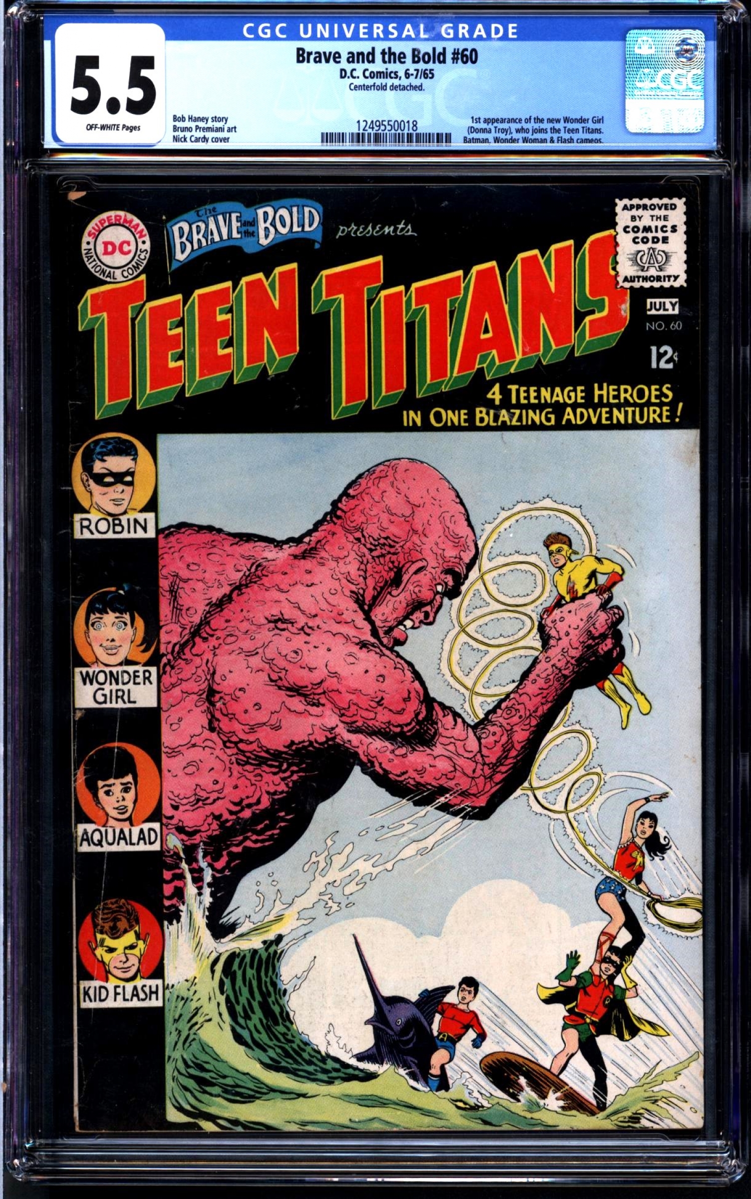 Brave and the Bold #60 CGC 5.5 ow