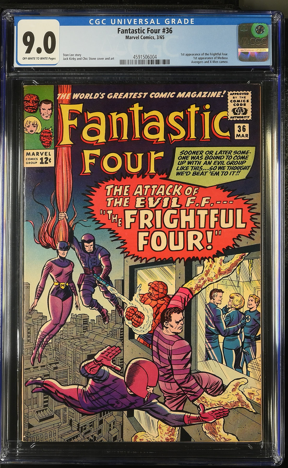 Fantastic Four #36 CGC 9.0 ow/w