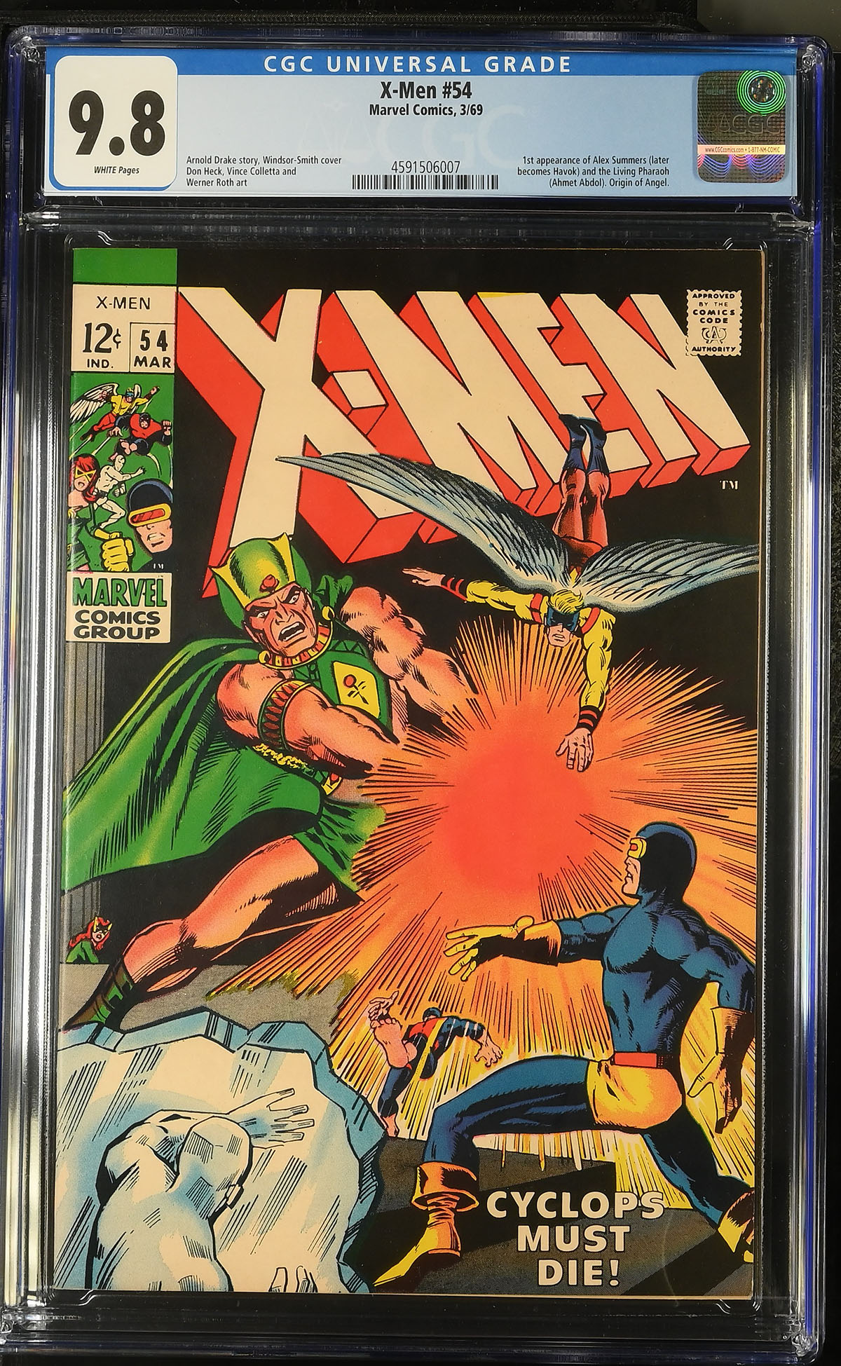 X-Men #54 CGC 9.8 w