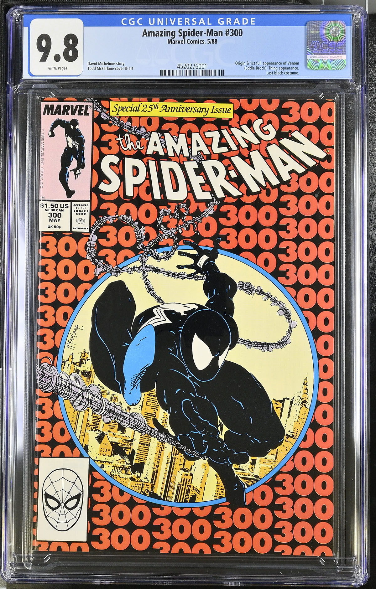 Amazing Spider-Man #300 CGC 9.8 w