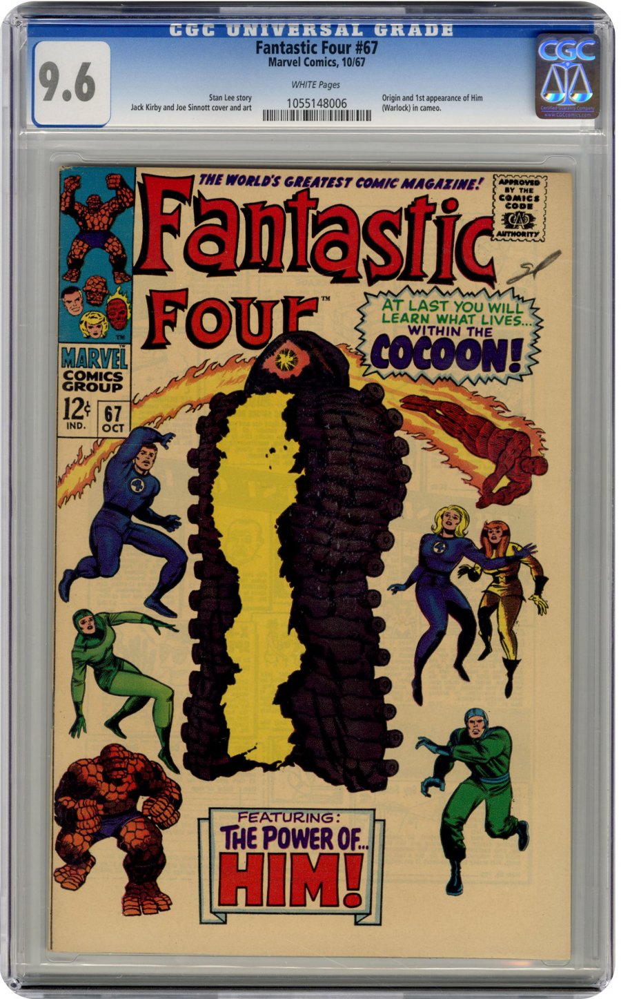 Fantastic Four #67 CGC 9.6 w
