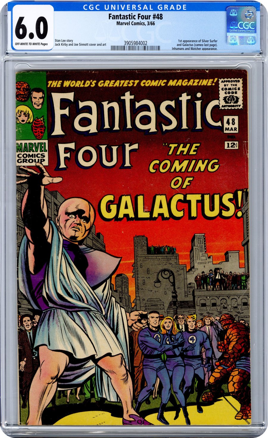 Fantastic Four #48 CGC 6.0 ow/w