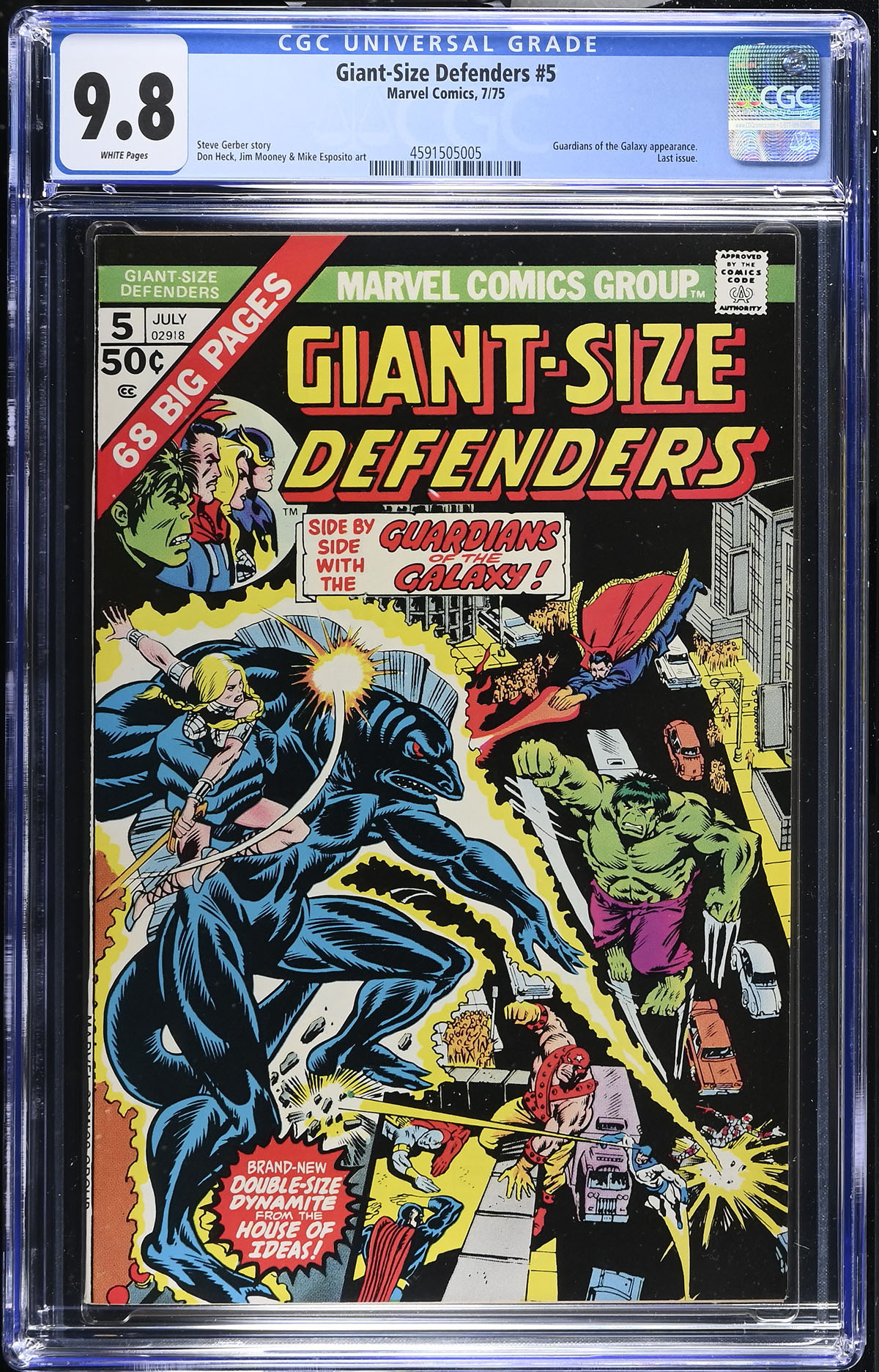 Giant-Size Defenders #5 CGC 9.8 w