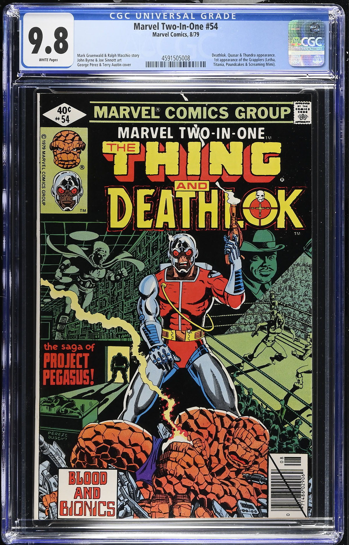 Marvel Two-In-One #54 CGC 9.8 w