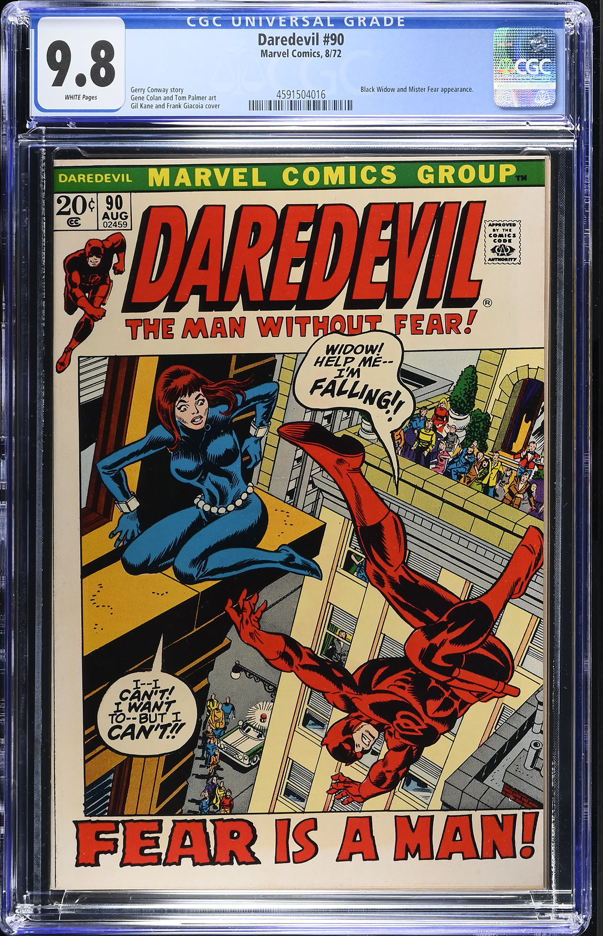 Daredevil #90 CGC 9.8 w