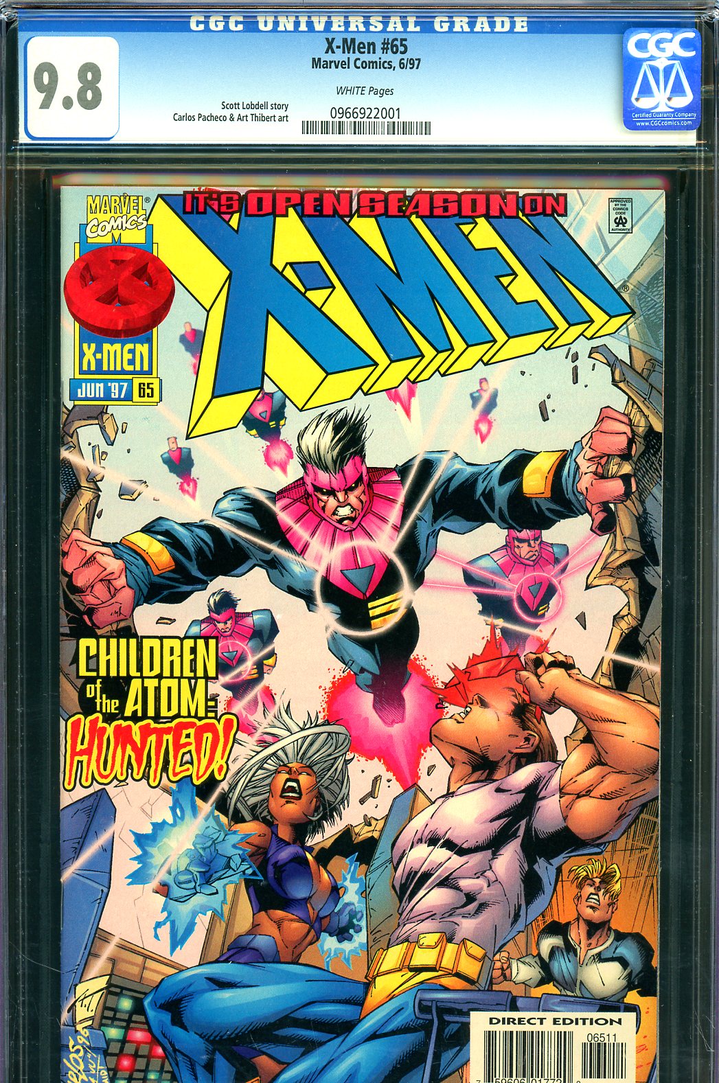 X-Men #65 CGC 9.8 w