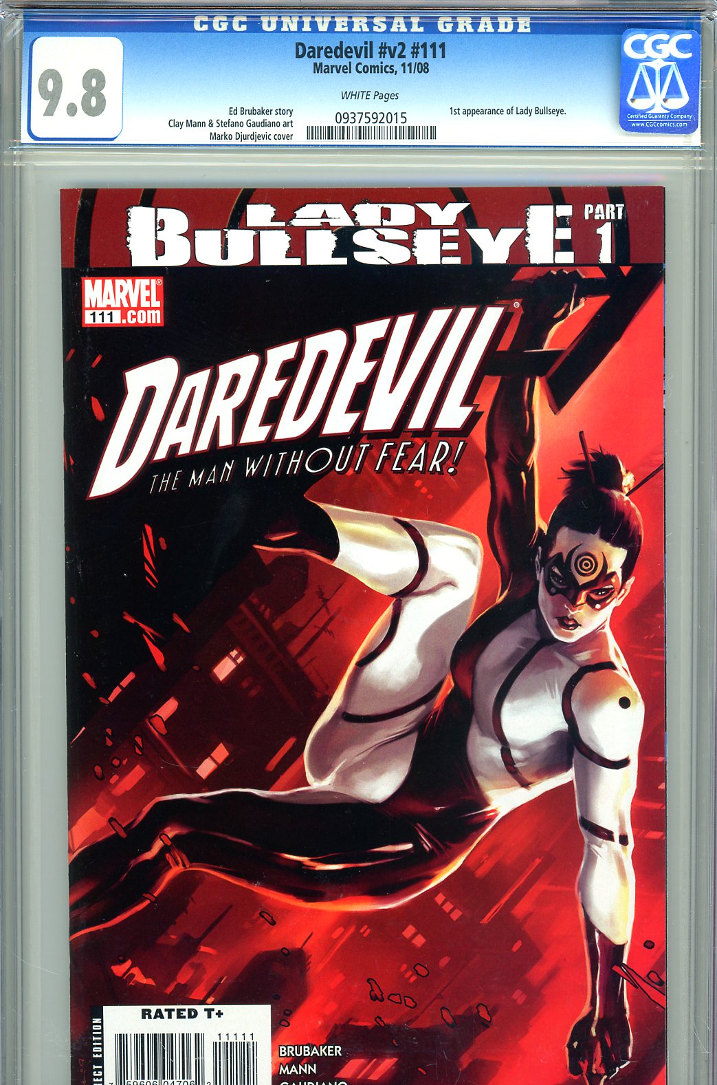 Daredevil Vol 2 #111 CGC 9.8 w