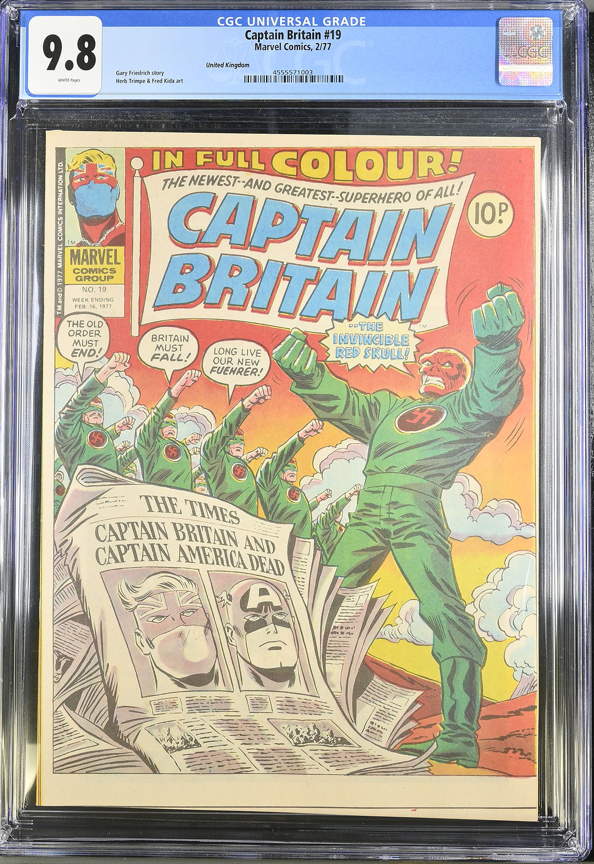 Captain Britain #19 CGC 9.8 w