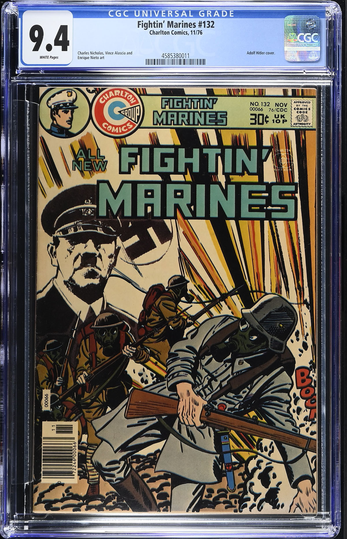 Fightin' Marines #132 CGC 9.4 w