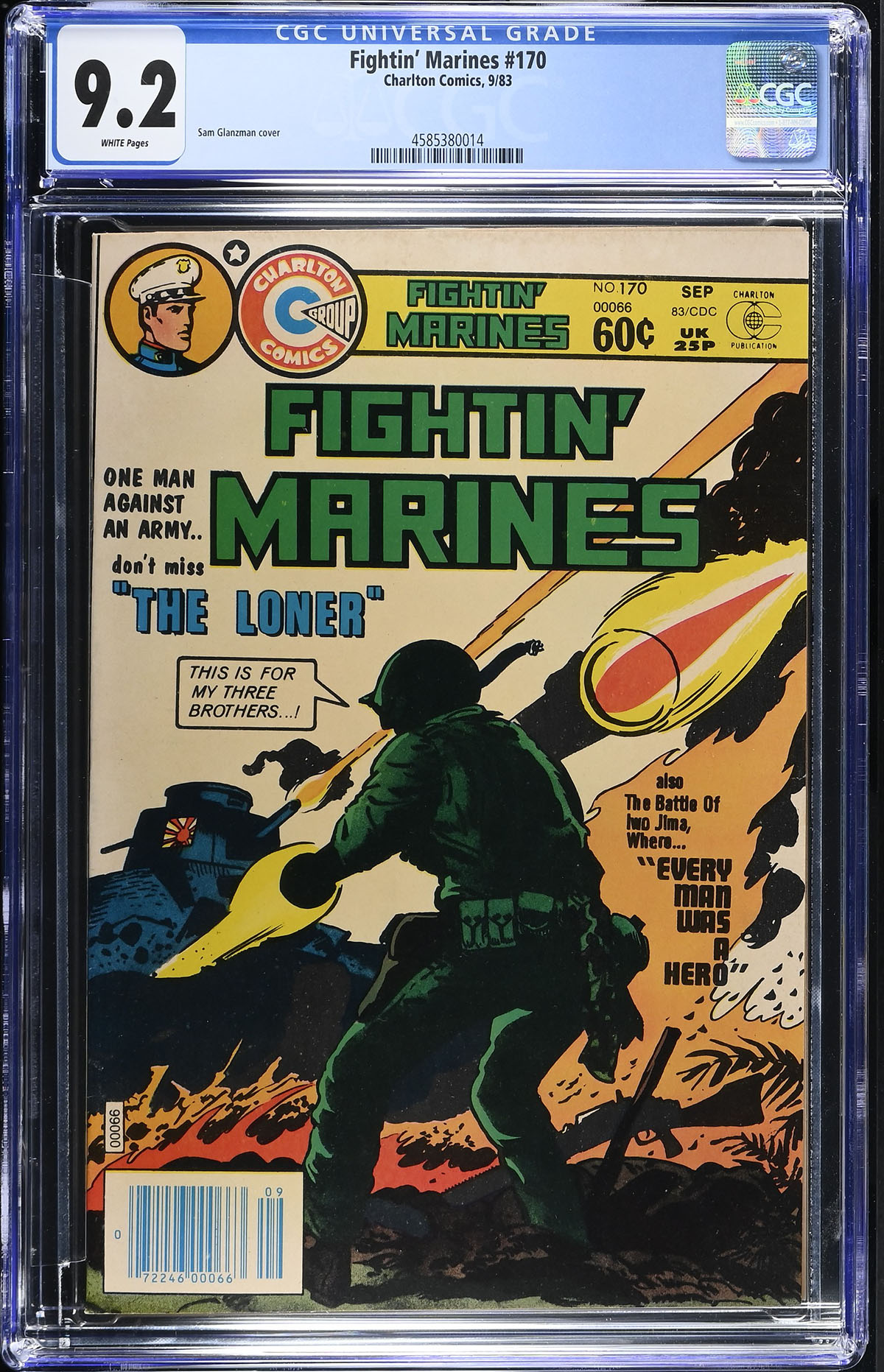 Fightin' Marines #170 CGC 9.2 w