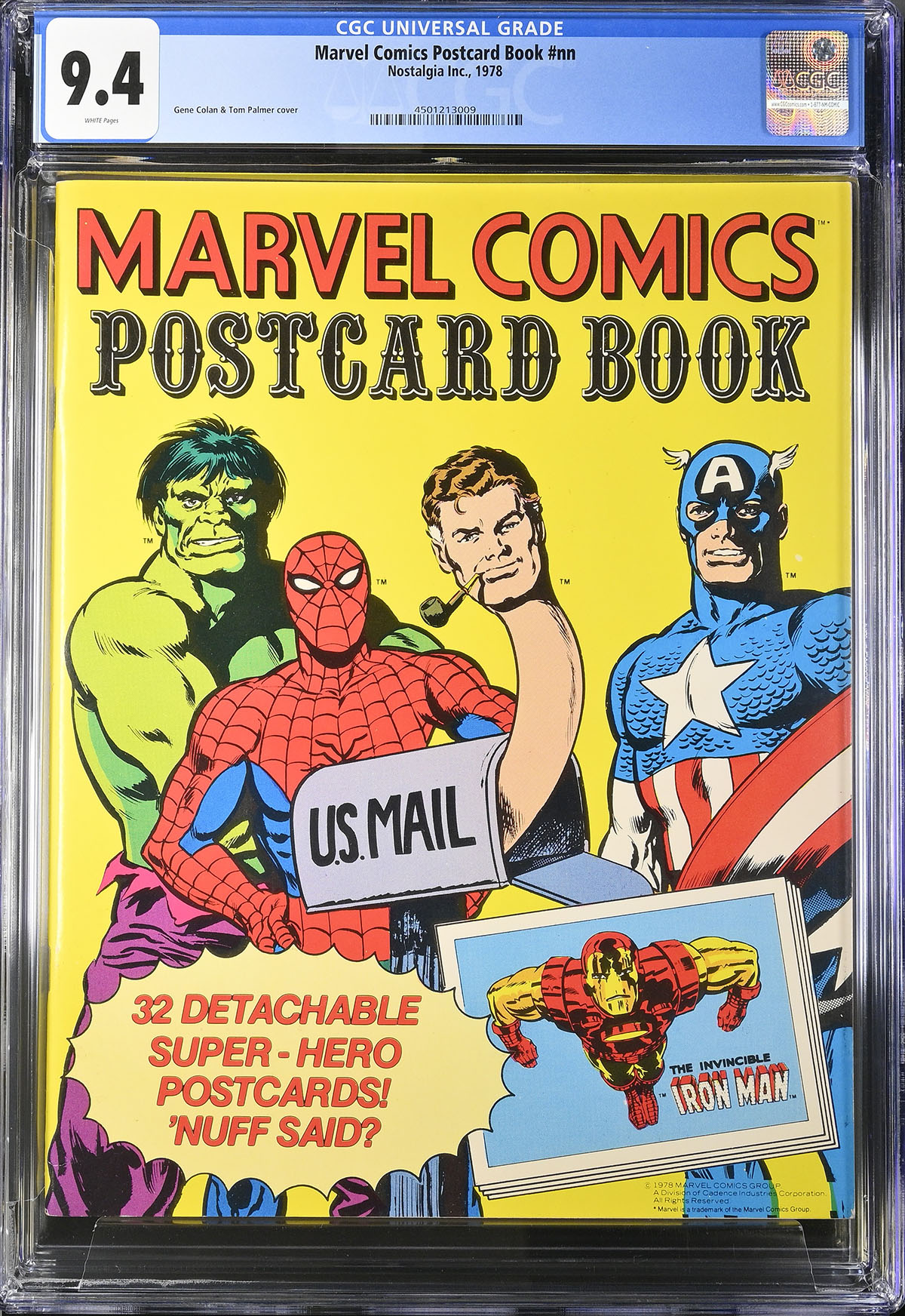 Marvel Comics Postcard Book #1 CGC 9.4 w