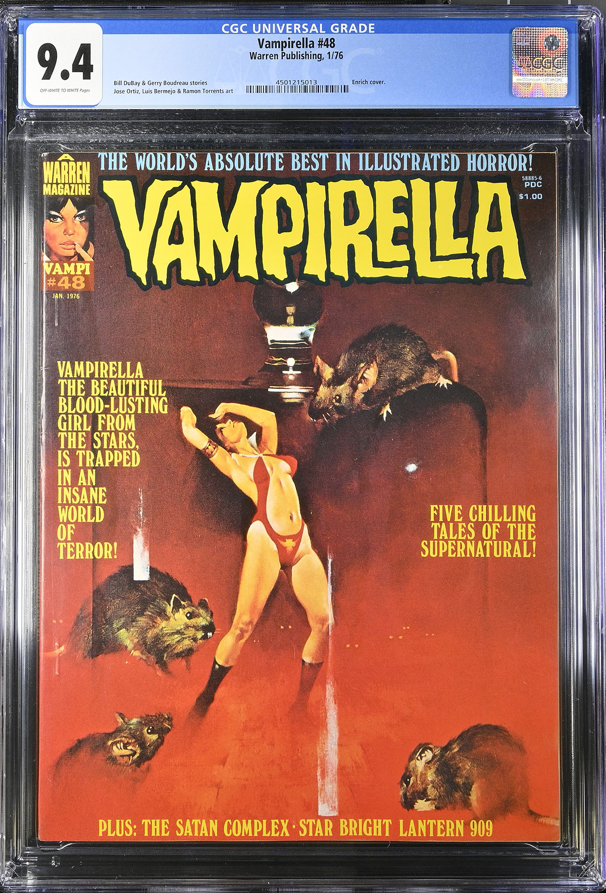 Vampirella #48 CGC 9.4 ow/w