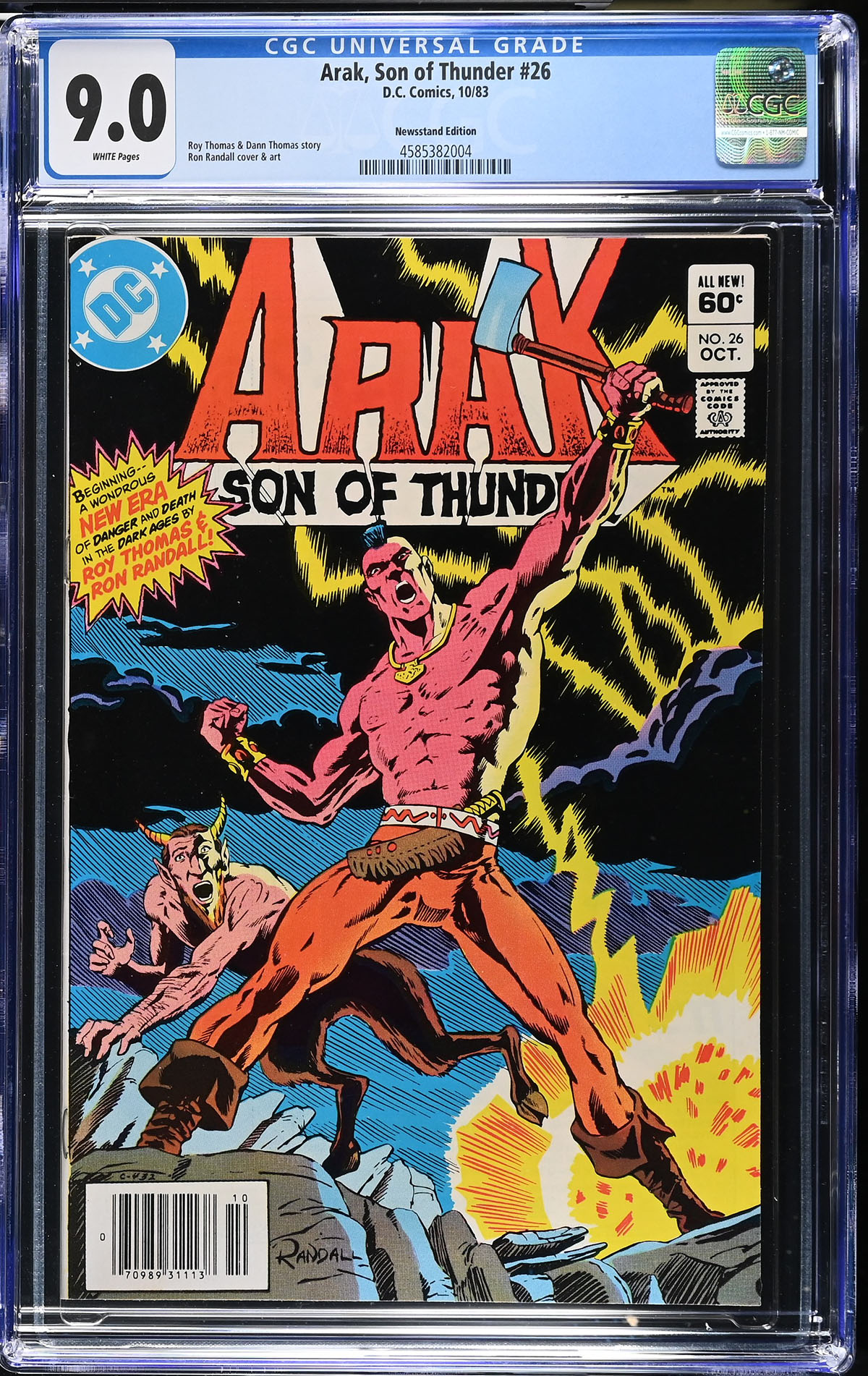 Arak, Son of Thunder #26 CGC 9.0 w