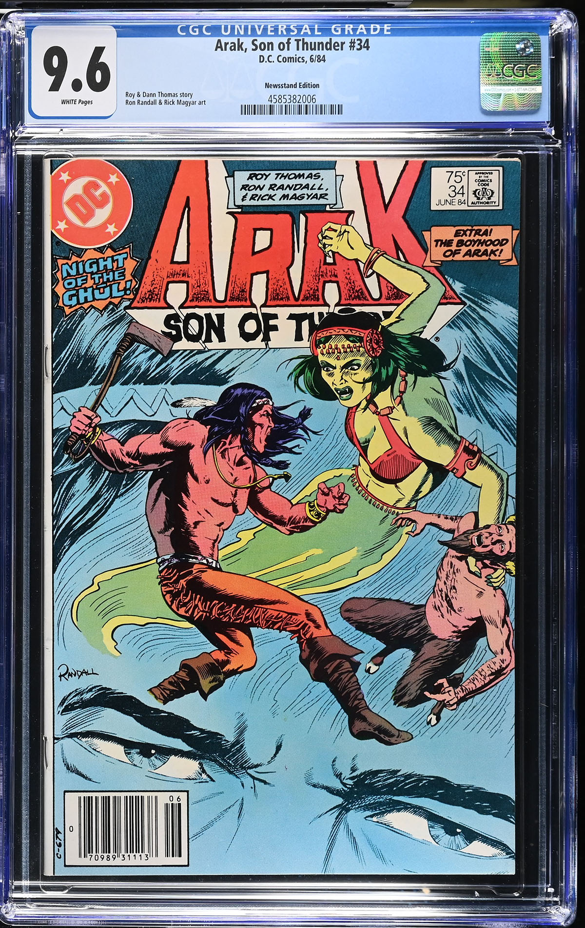 Arak, Son of Thunder #34 CGC 9.6 w