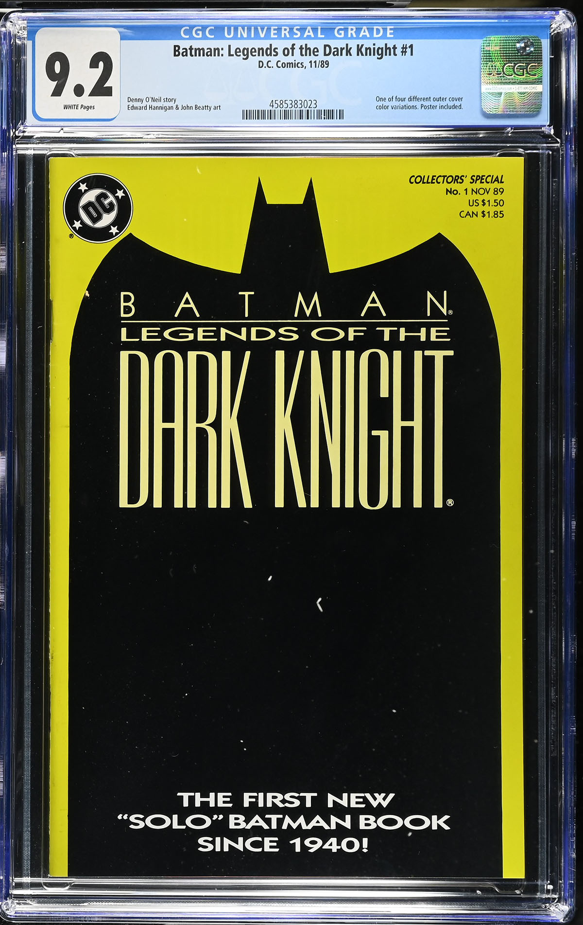 Batman: Legends of the Dark Knight #1 CGC 9.2 w